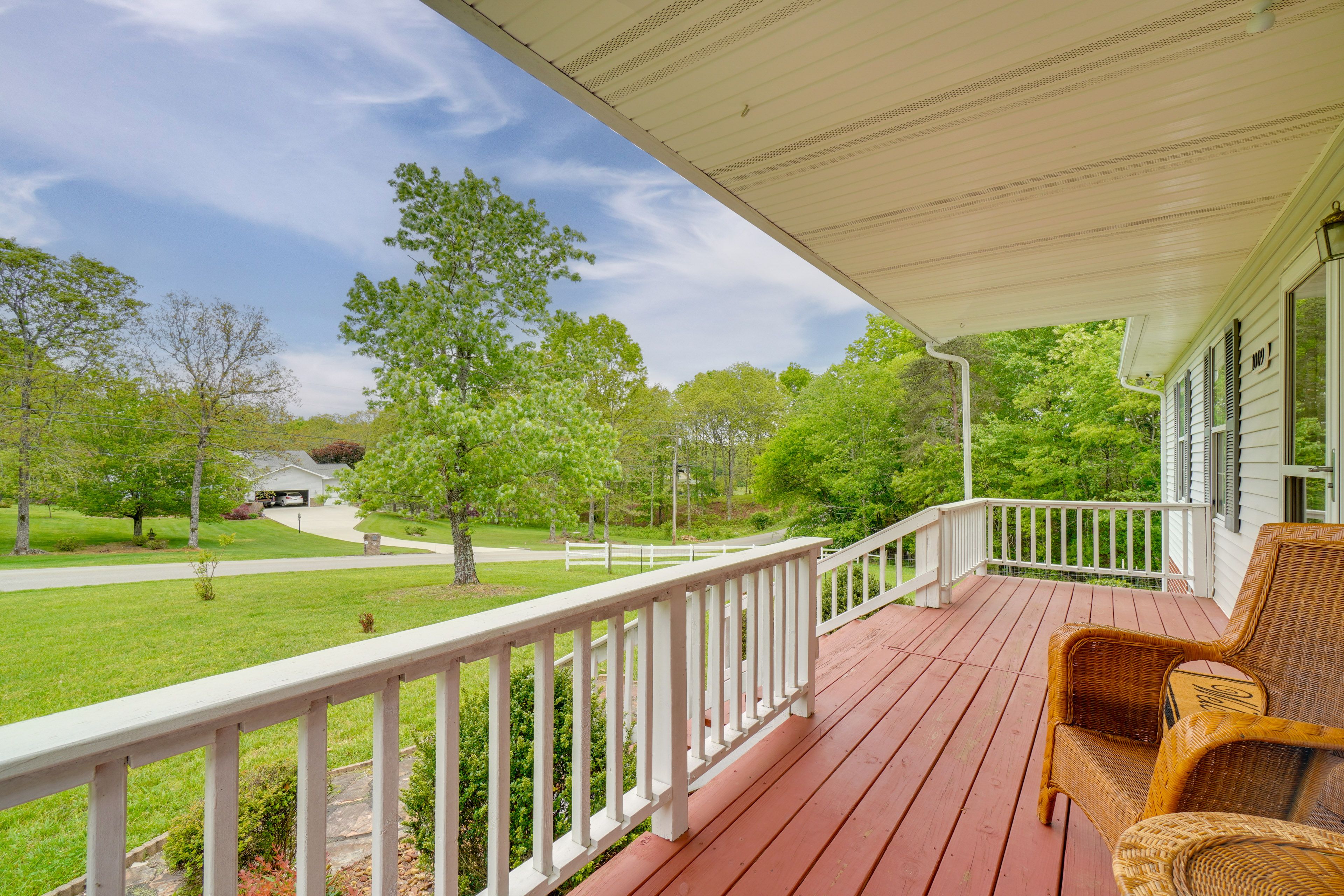 House Exterior | Covered Porch w/ Seating