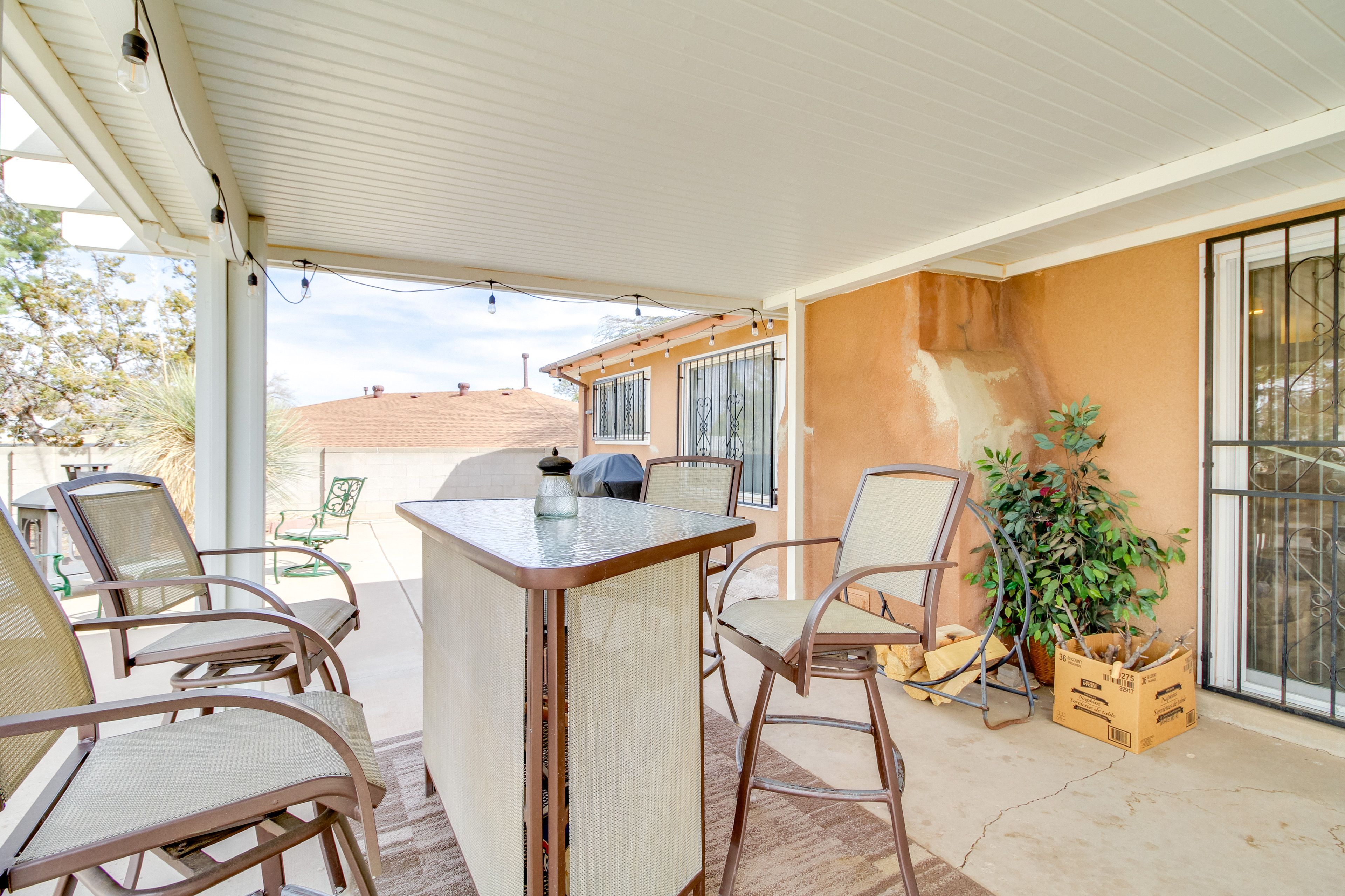 Covered Patio | Bar Seating