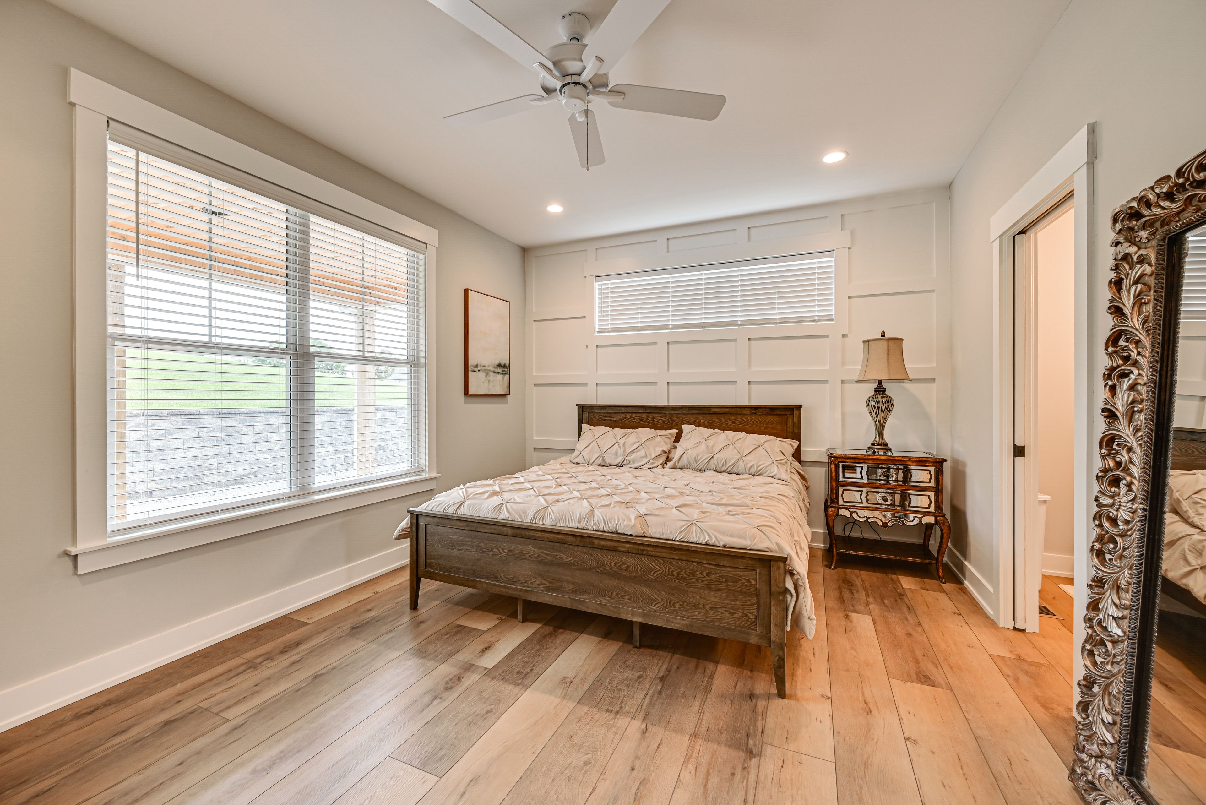 Bedroom 1 | 1st Floor | King Bed | Linens Provided | En-Suite Bathroom