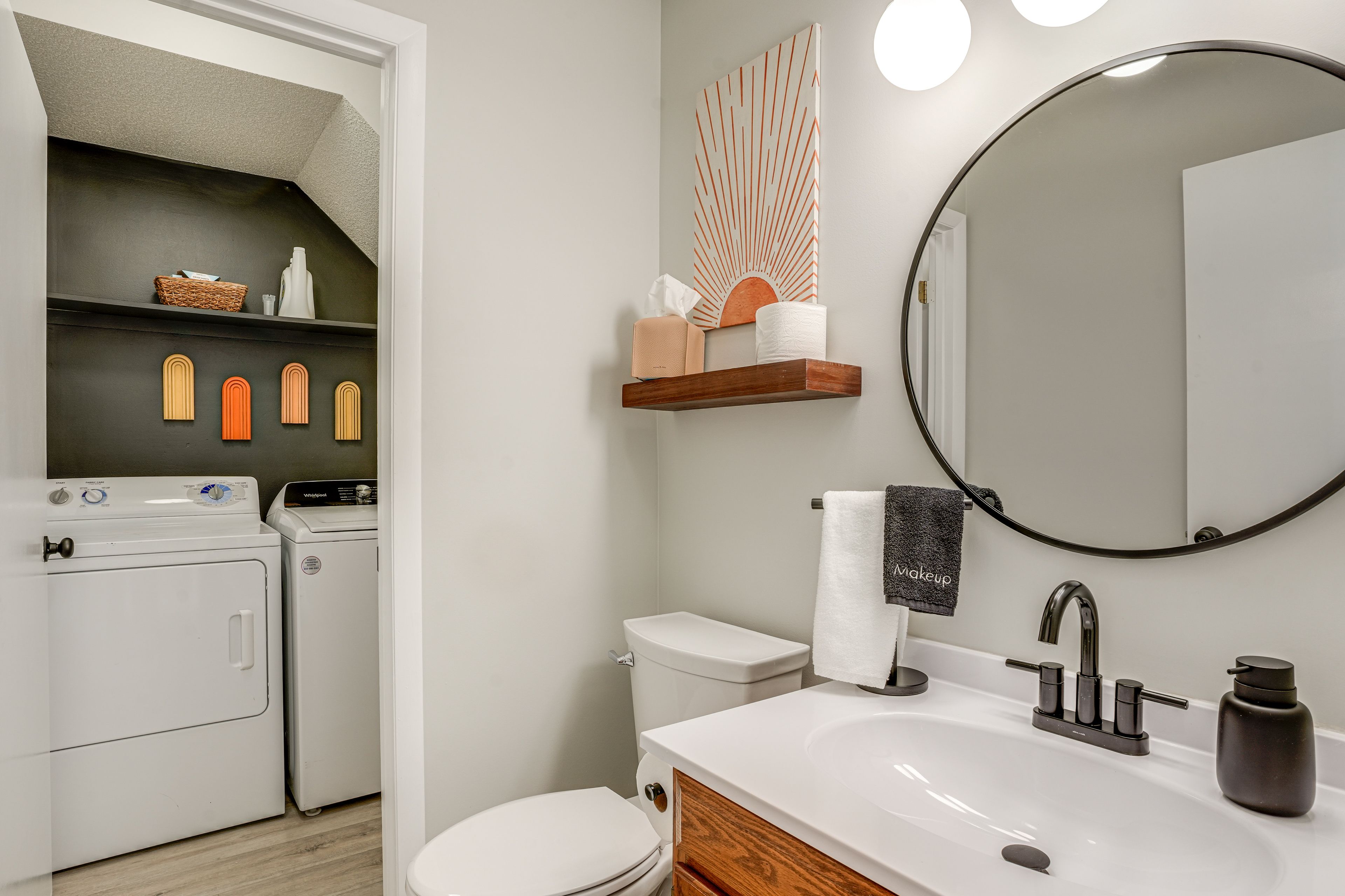 Half Bathroom | Washer & Dryer