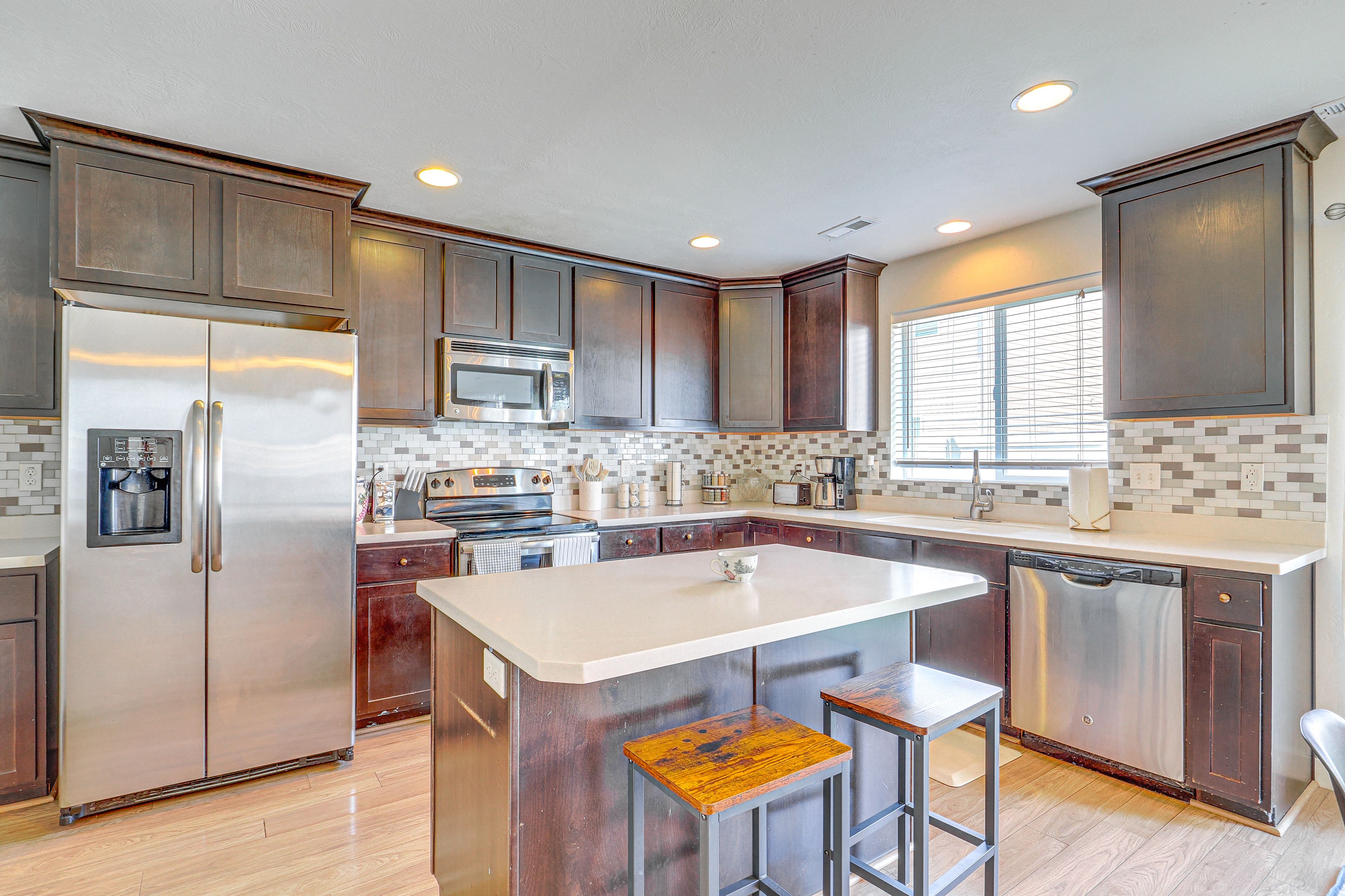 Kitchen | 1st Floor | Drip Coffee Maker | Blender | Cooking Basics