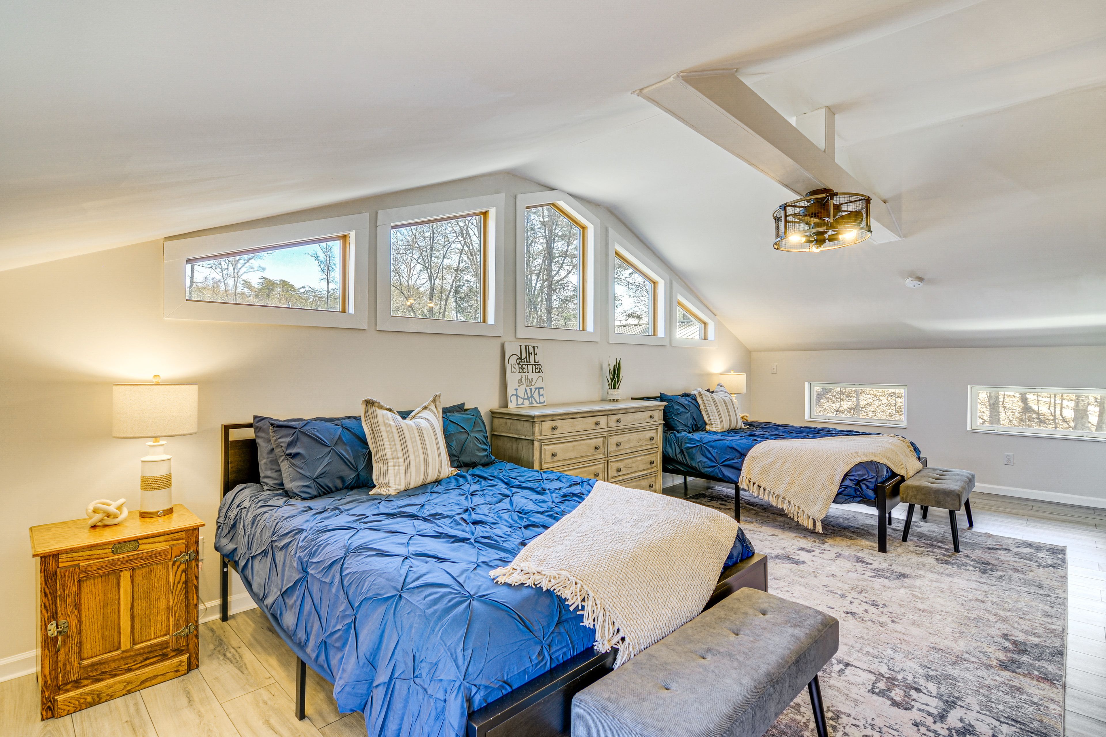 Bedroom 2 | 2 Queen Beds | Upper Floor