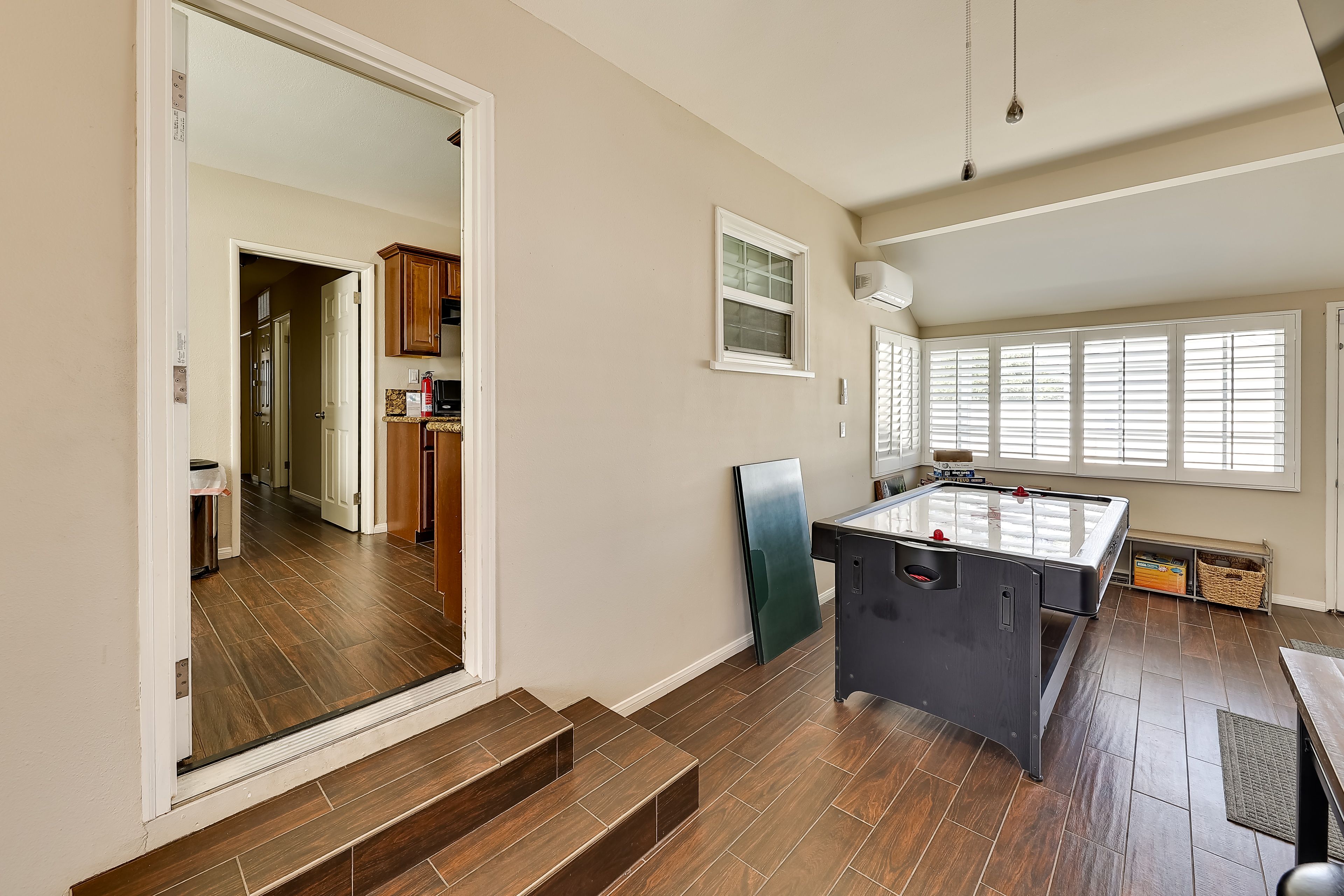 Game Room | Lower Level | Ping-Pong/Air Hockey Table | Board Games