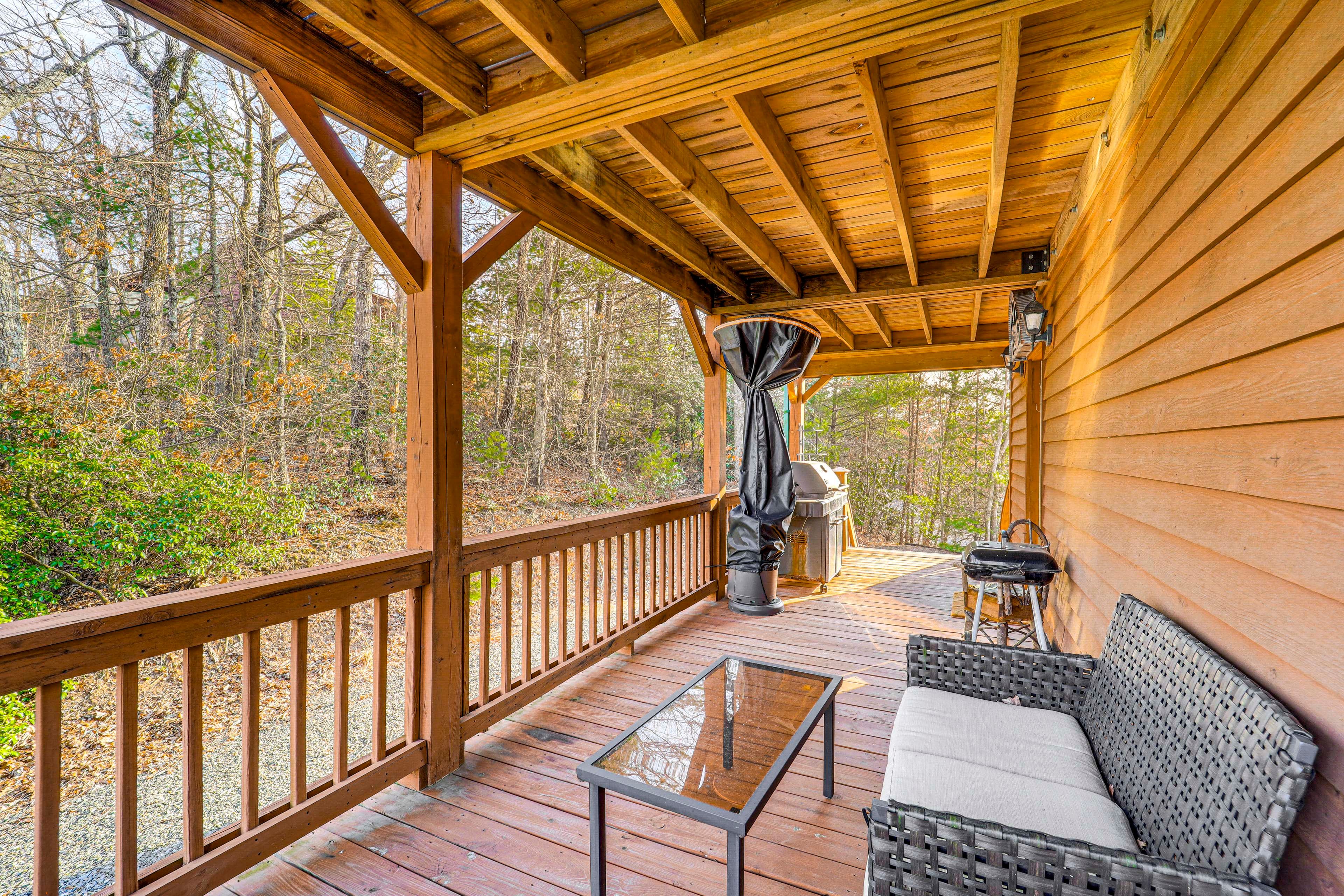 Deck | Gas Grill | Patio Heater | Porch Swing