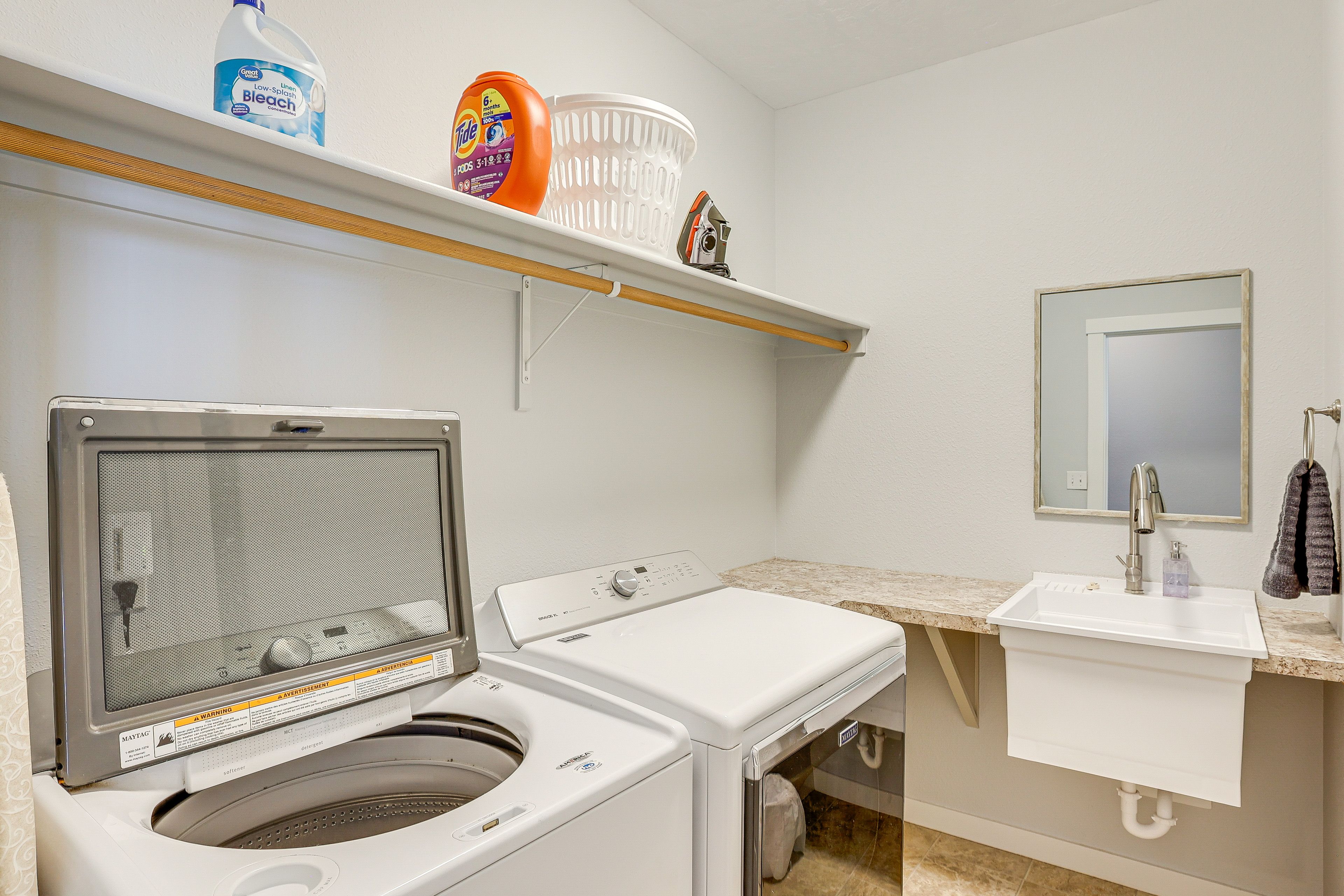Laundry Room | Half Bath | 1st Floor