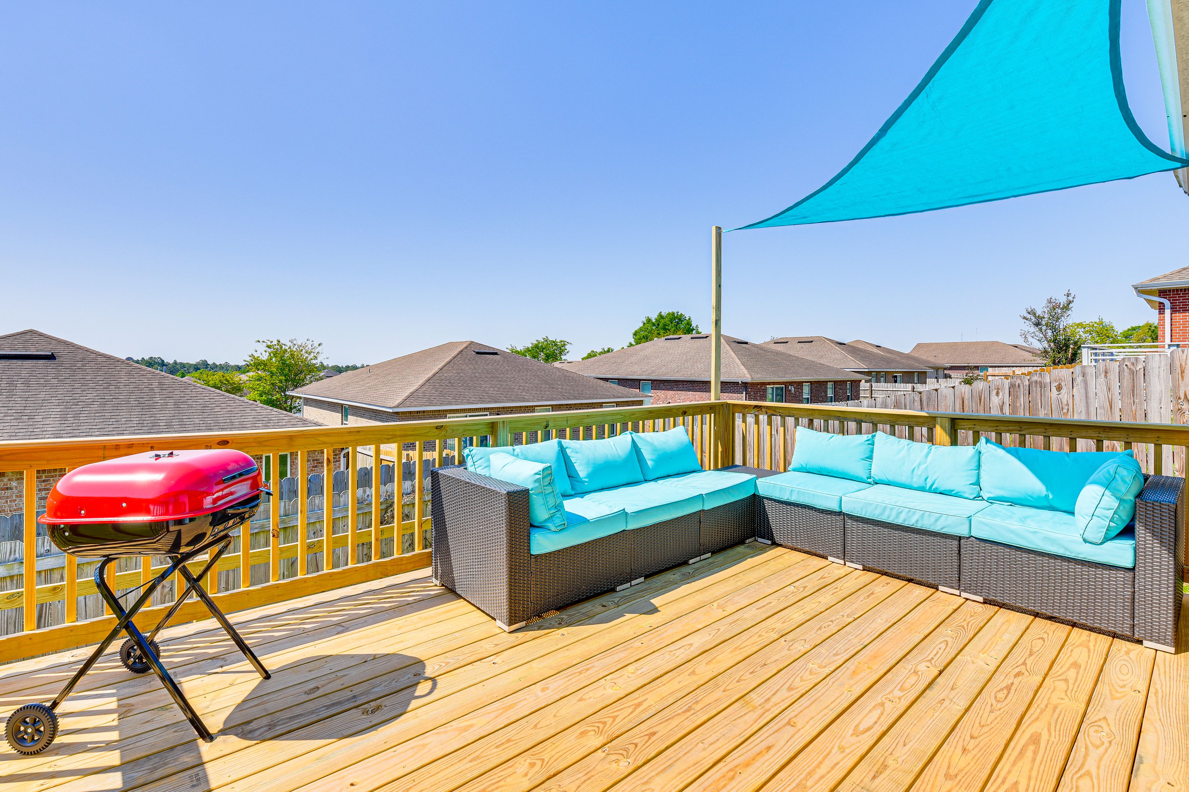 Milton Vacation Rental | 3BR | 2BA | 1,829 Sq Ft | 1 Step to Enter