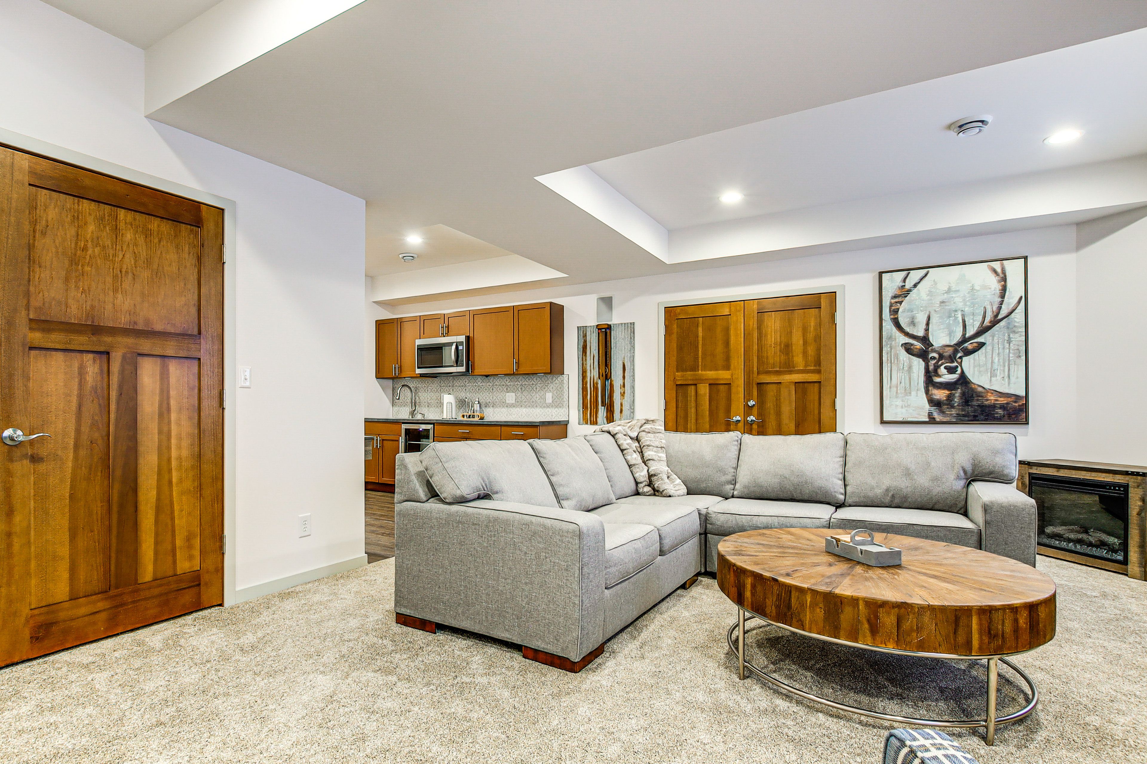 Basement | Living Room | Wet Bar | Shuffleboard | Smart TV