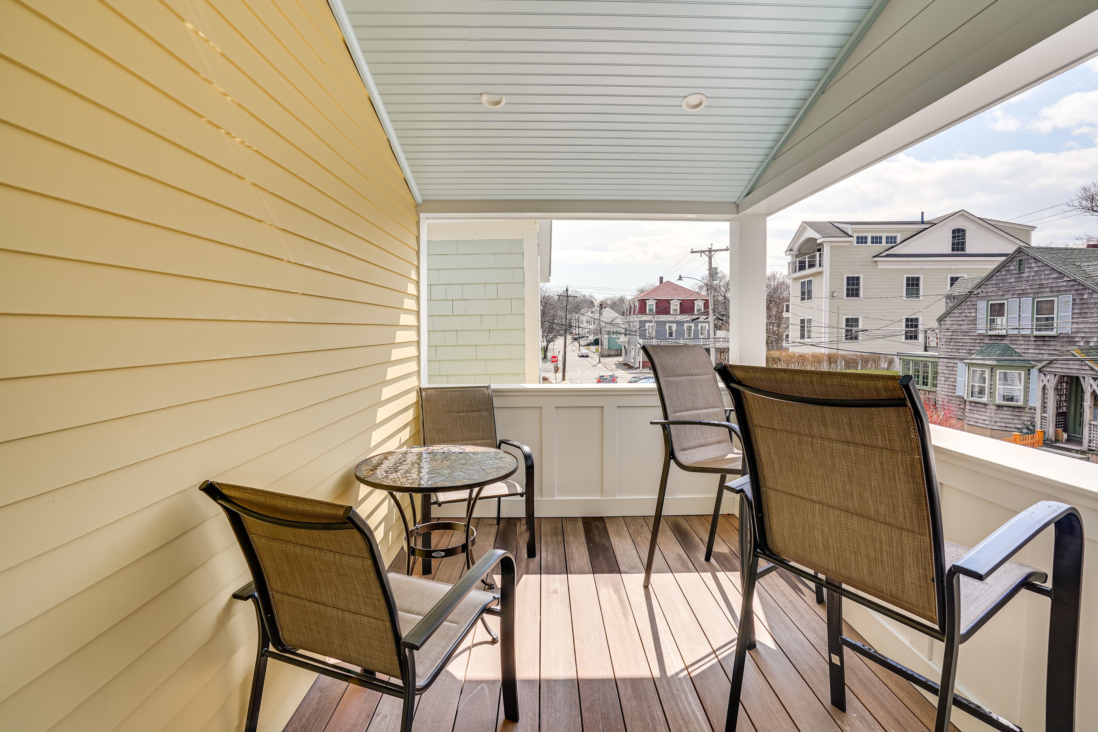 Private Balcony | Upper Level | Access via Living Room