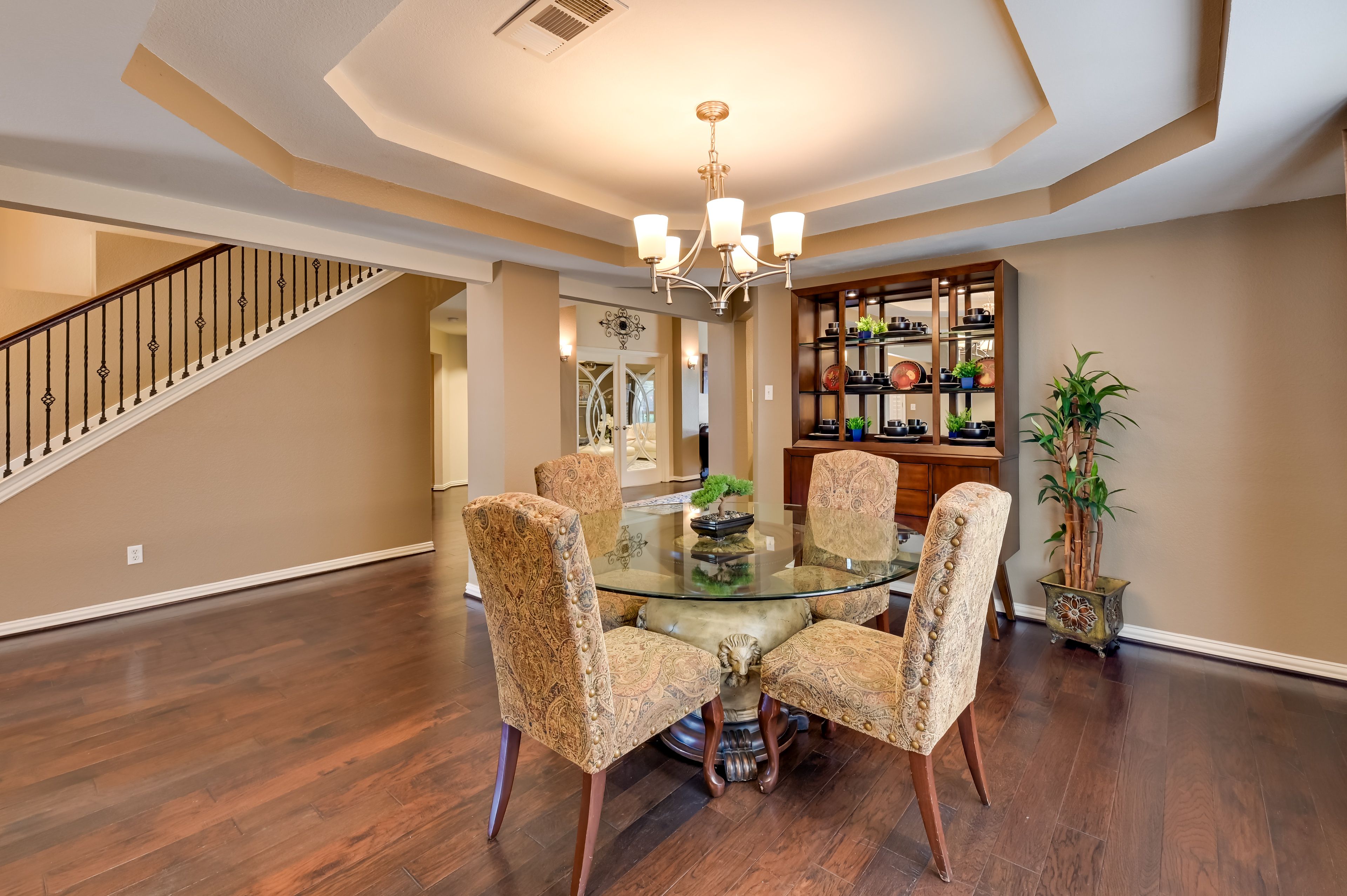Dining Area | Dishware & Flatware | 1st Floor