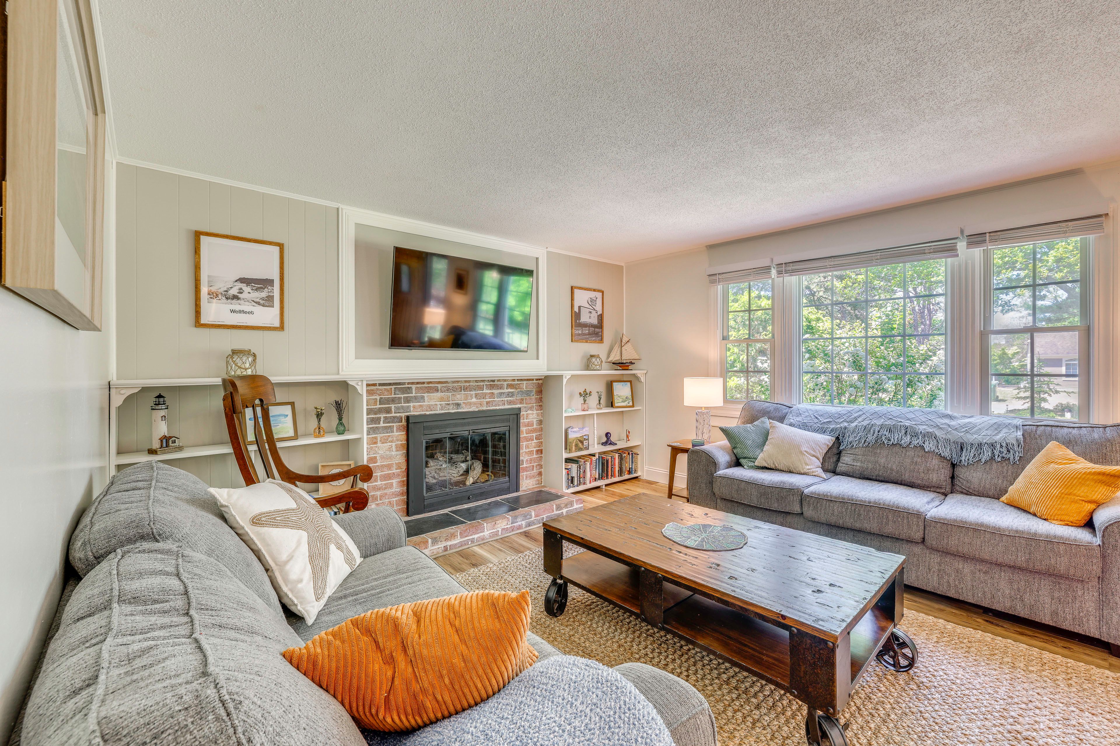 Wellfleet Vacation Rental | 3BR | 2BA | 2 Steps Required | 1,144 Sq Ft
