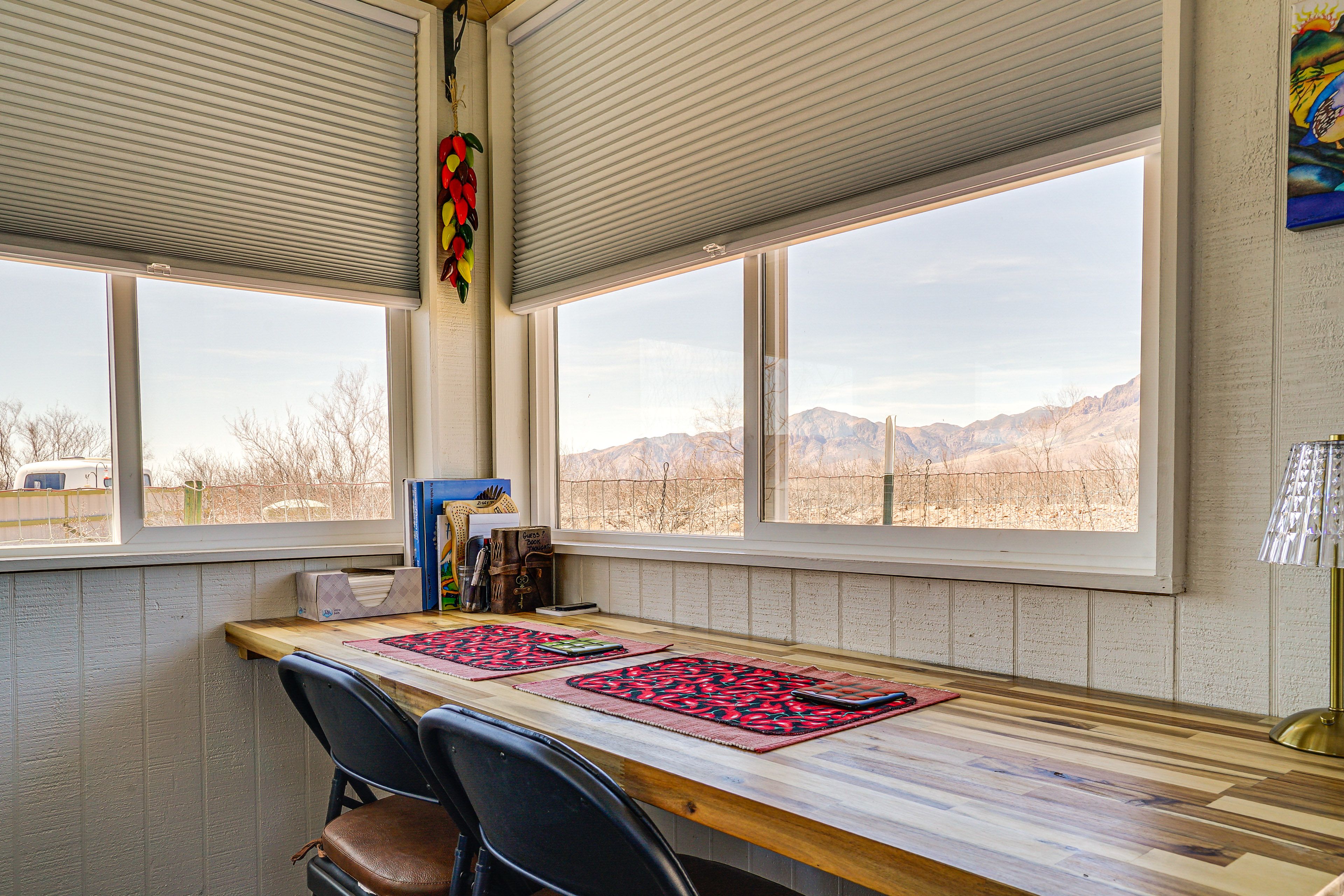 Work Desk & Dining Area
