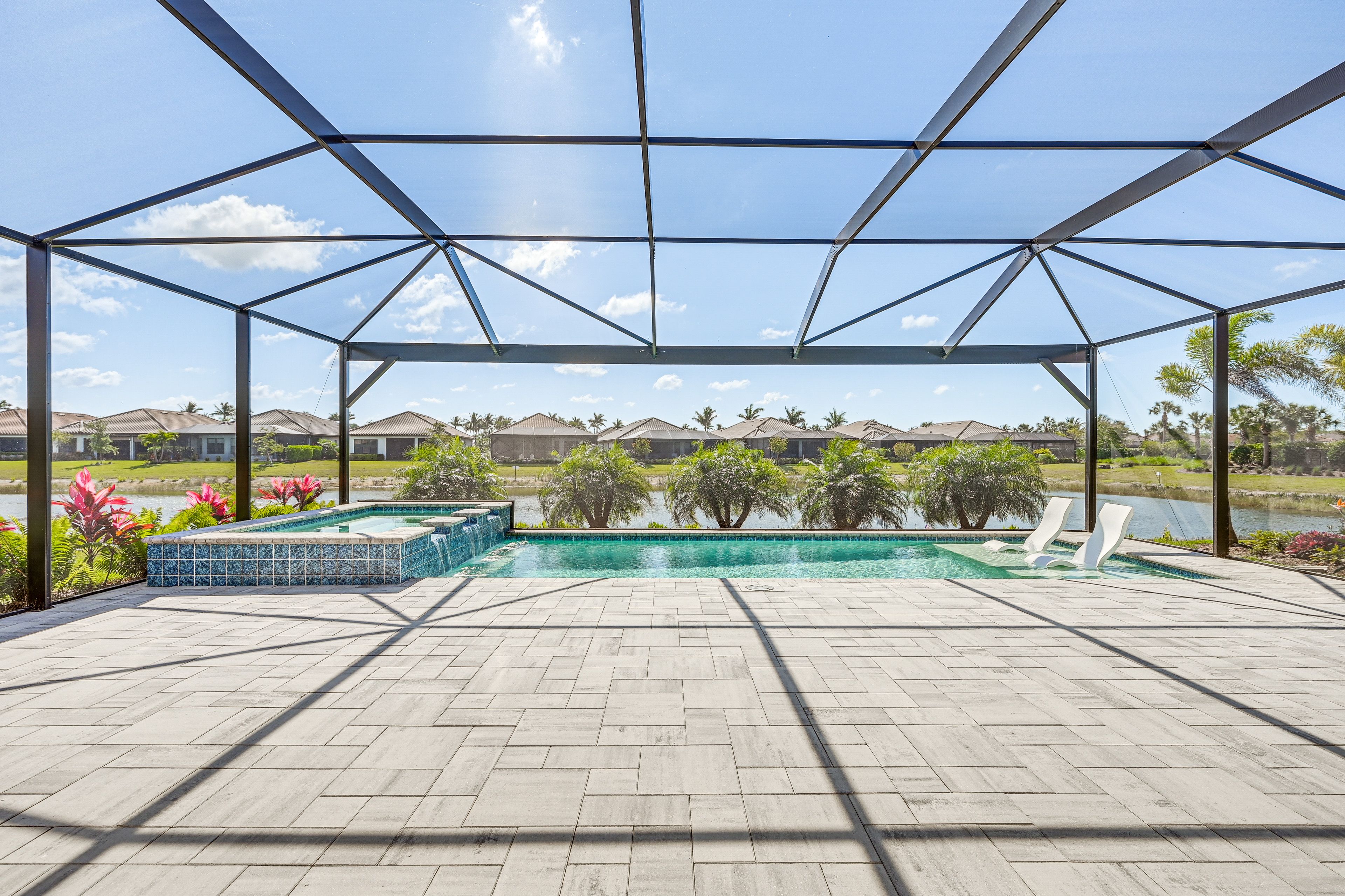 Private Saltwater Pool (Not Heated; Depth 3'-5') | Oversized Hot Tub | Lake View