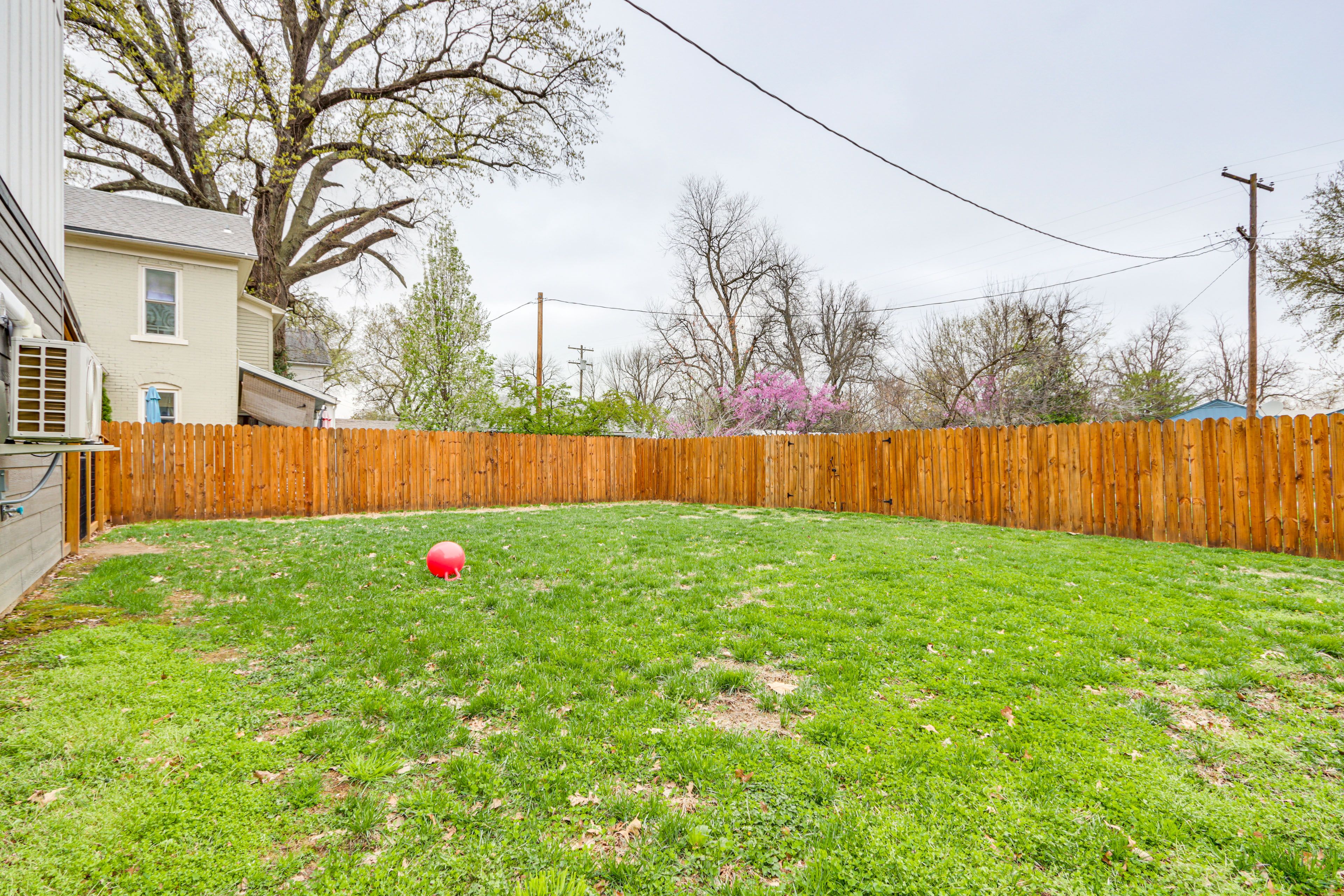 Private Backyard Area