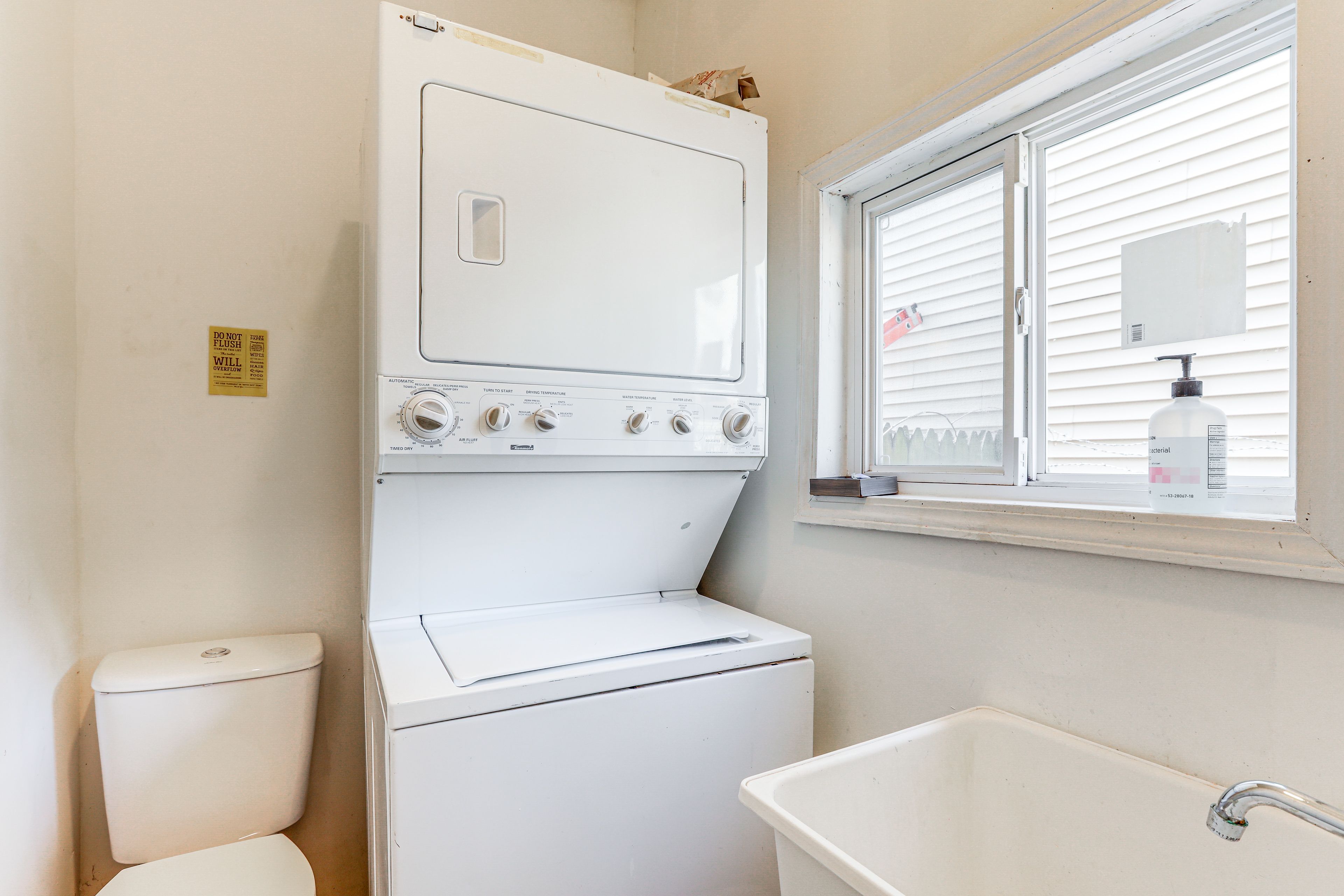 Half Bathroom | Washer & Dryer | 1st Floor