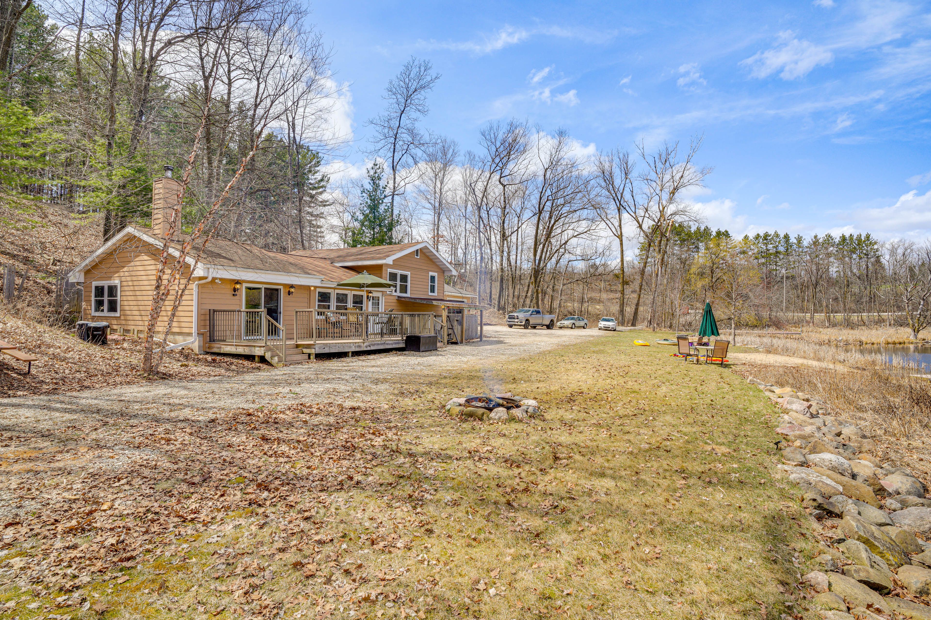 Campbellsport Vacation Rental | 4BR | 1BA | Stairs Required | 1,328 Sq Ft