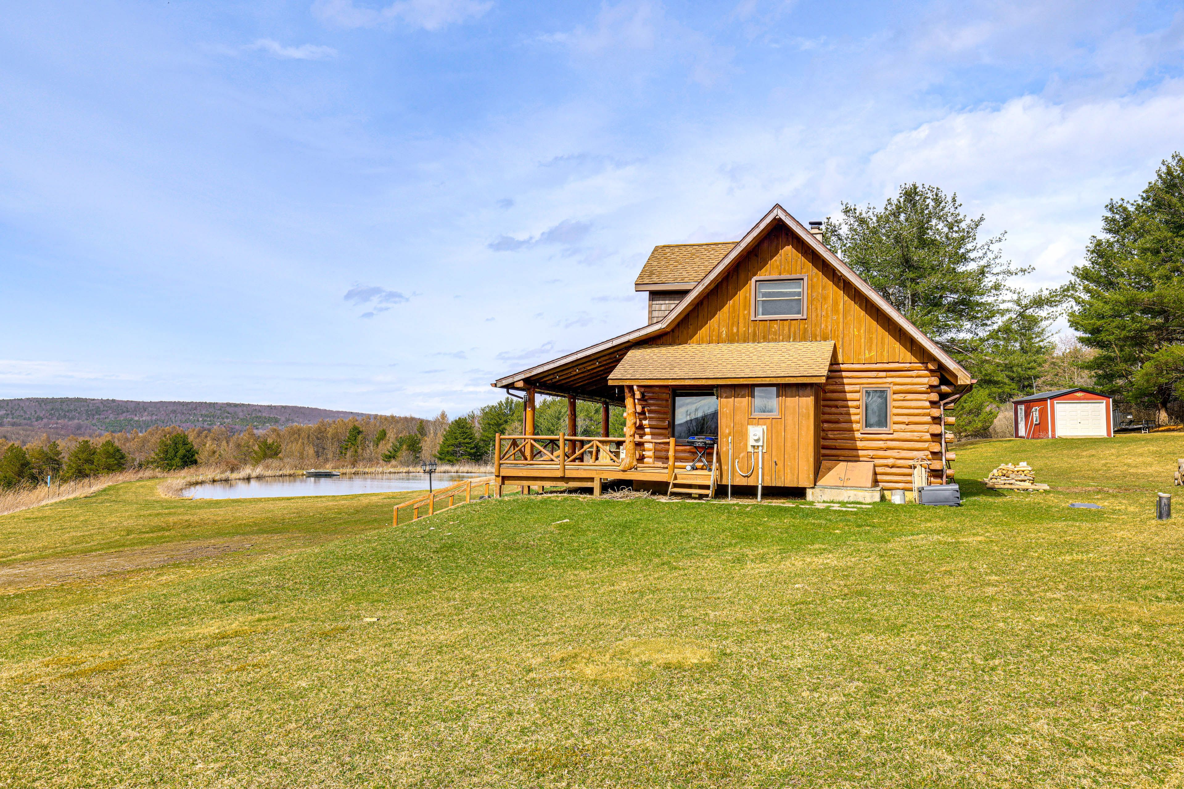 Cabin Exterior | Pond Views & Access