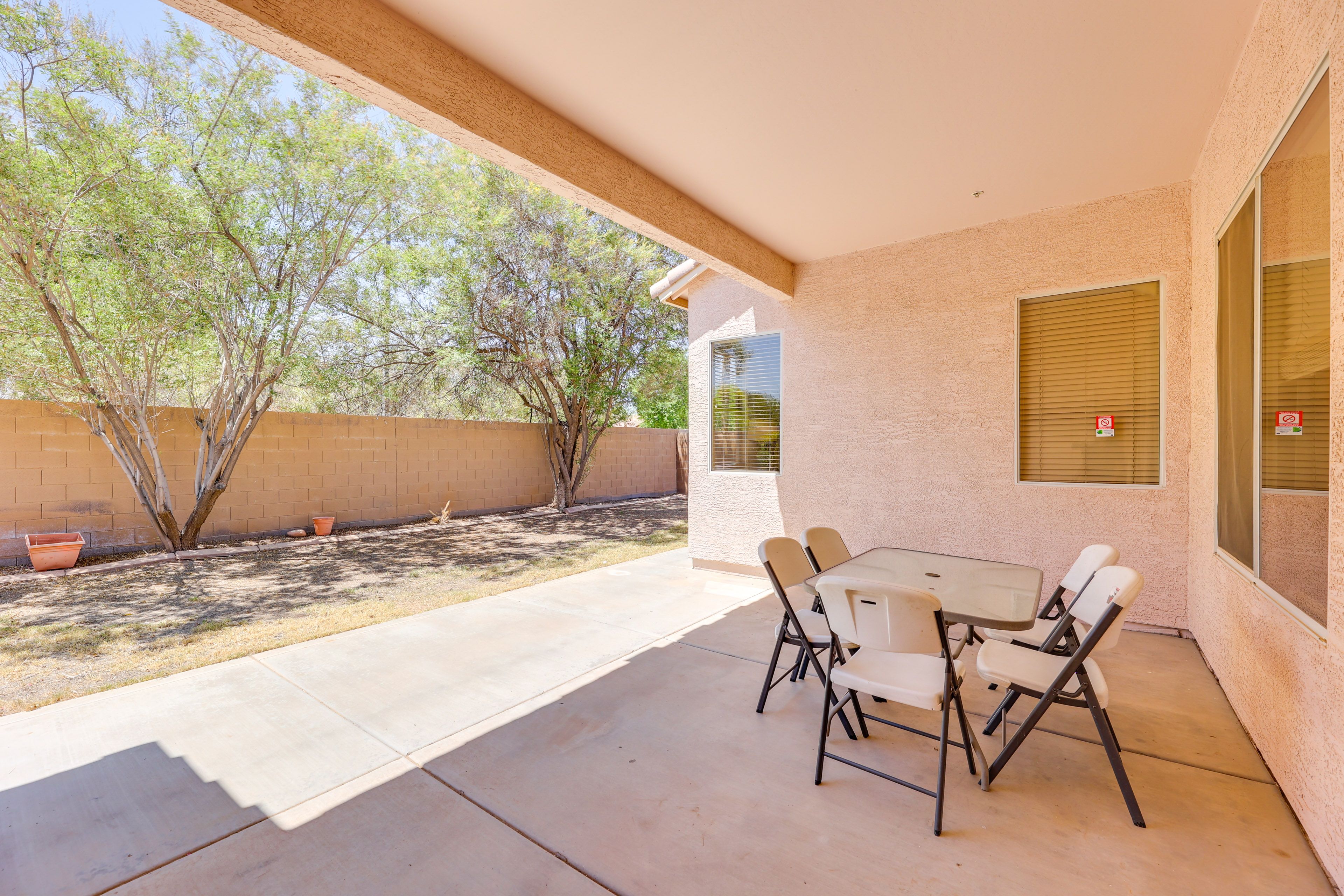 Covered Patio | Fenced-In Yard
