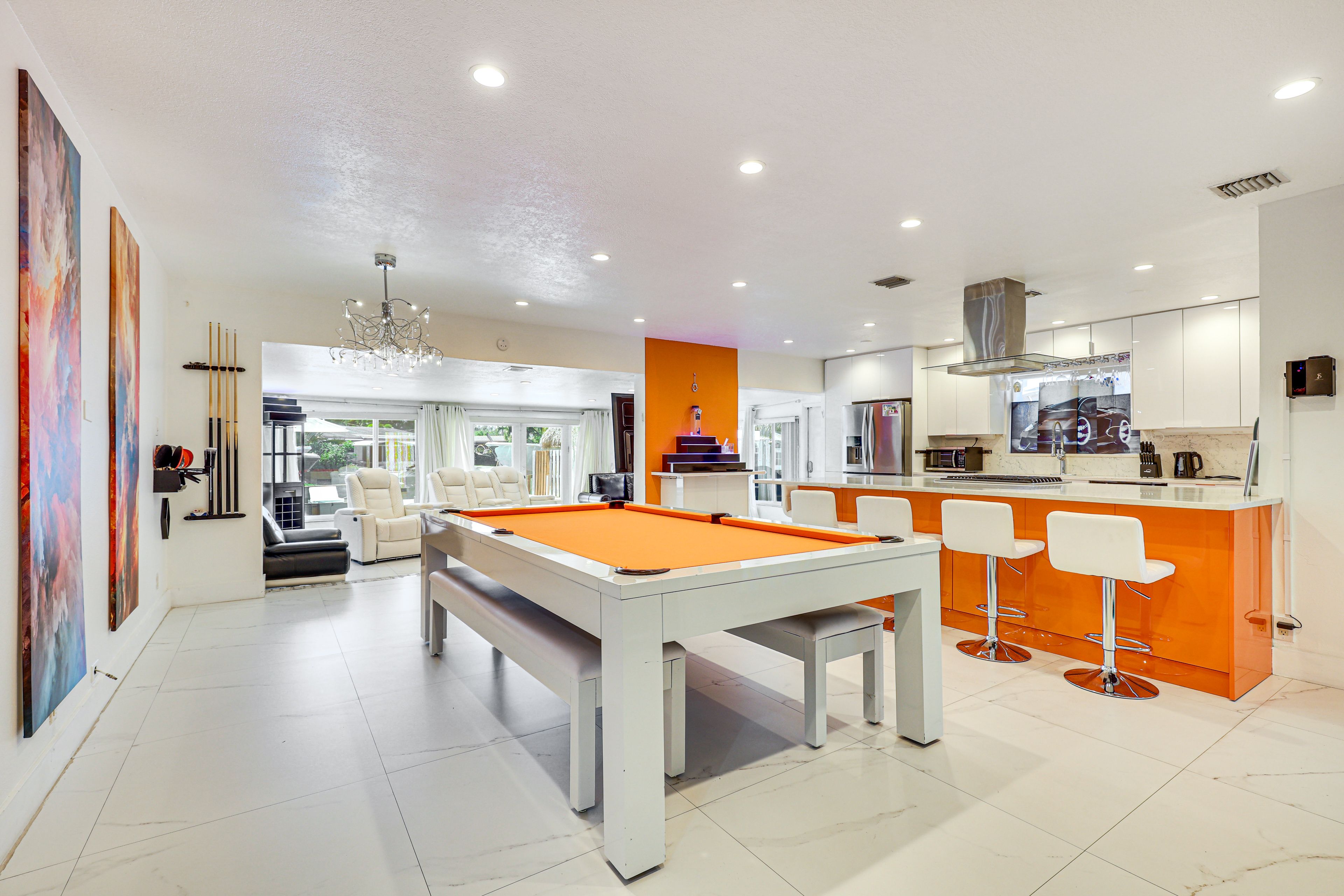 Game Room | Convertible Game Table | Single-Story Home