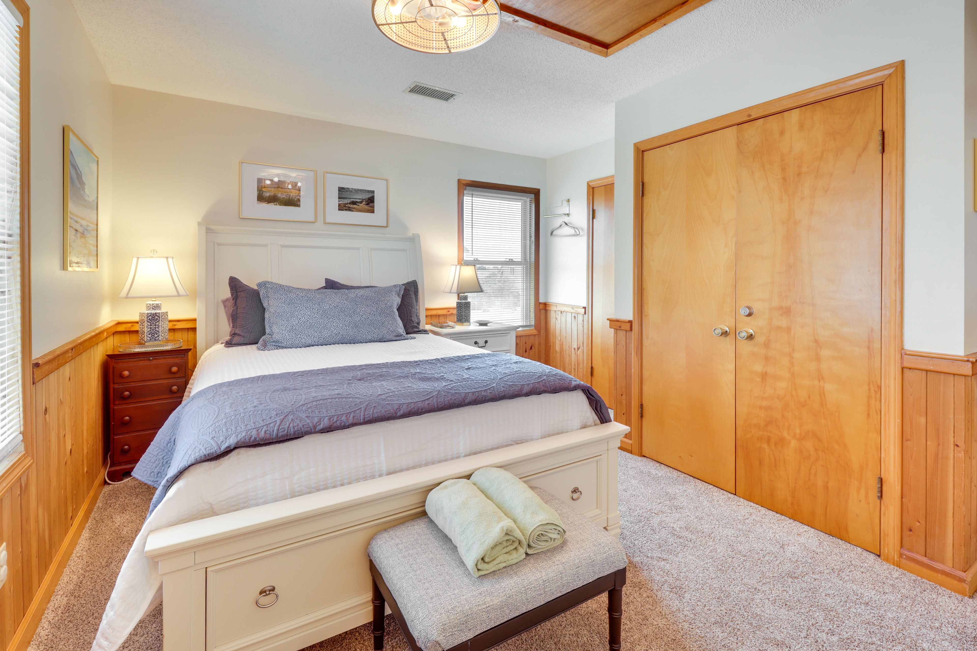 Bedroom 1 | Queen Bed | Linens Provided | 2nd Floor