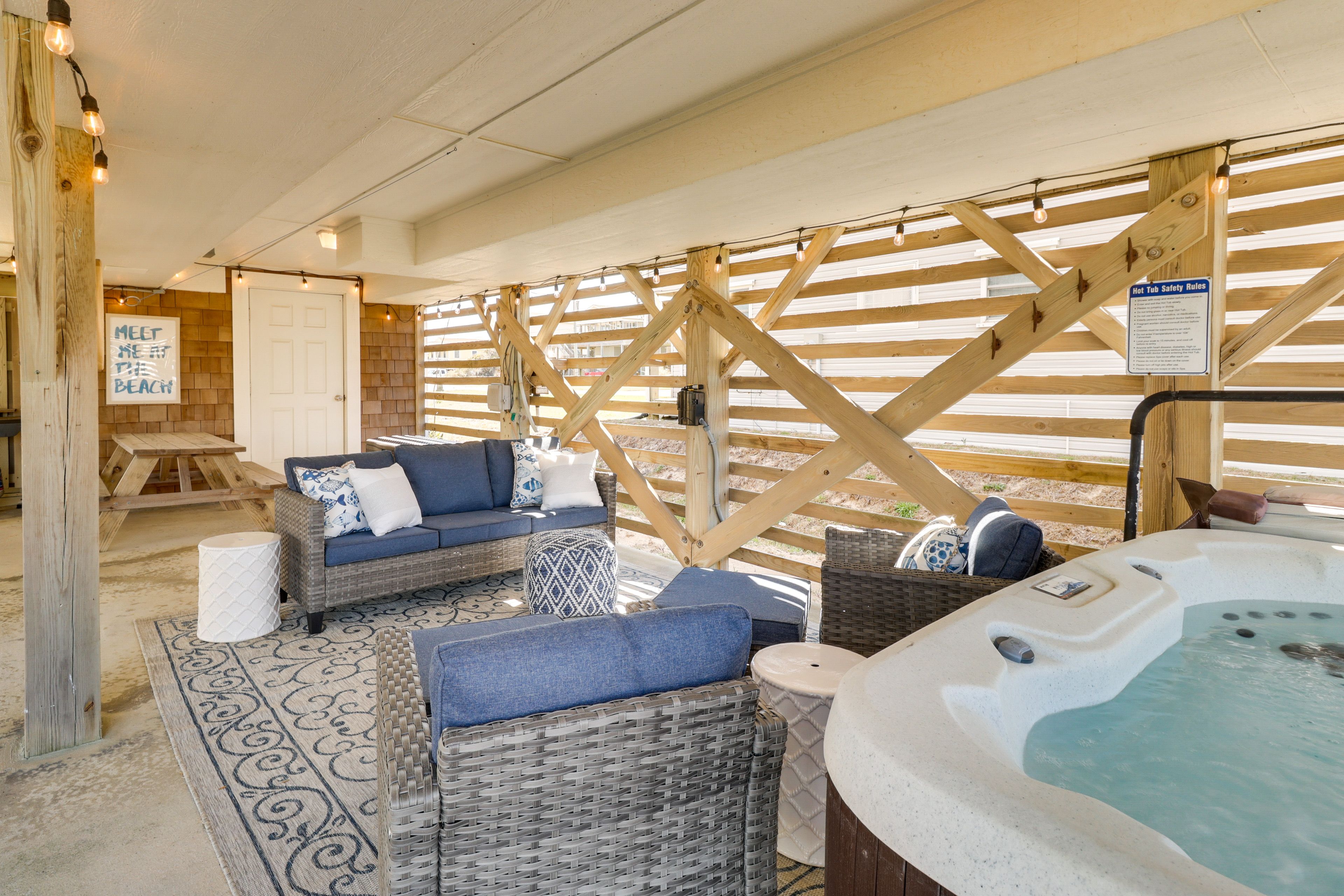 Patio | Hot Tub | Gas Grill | 2-Story Home