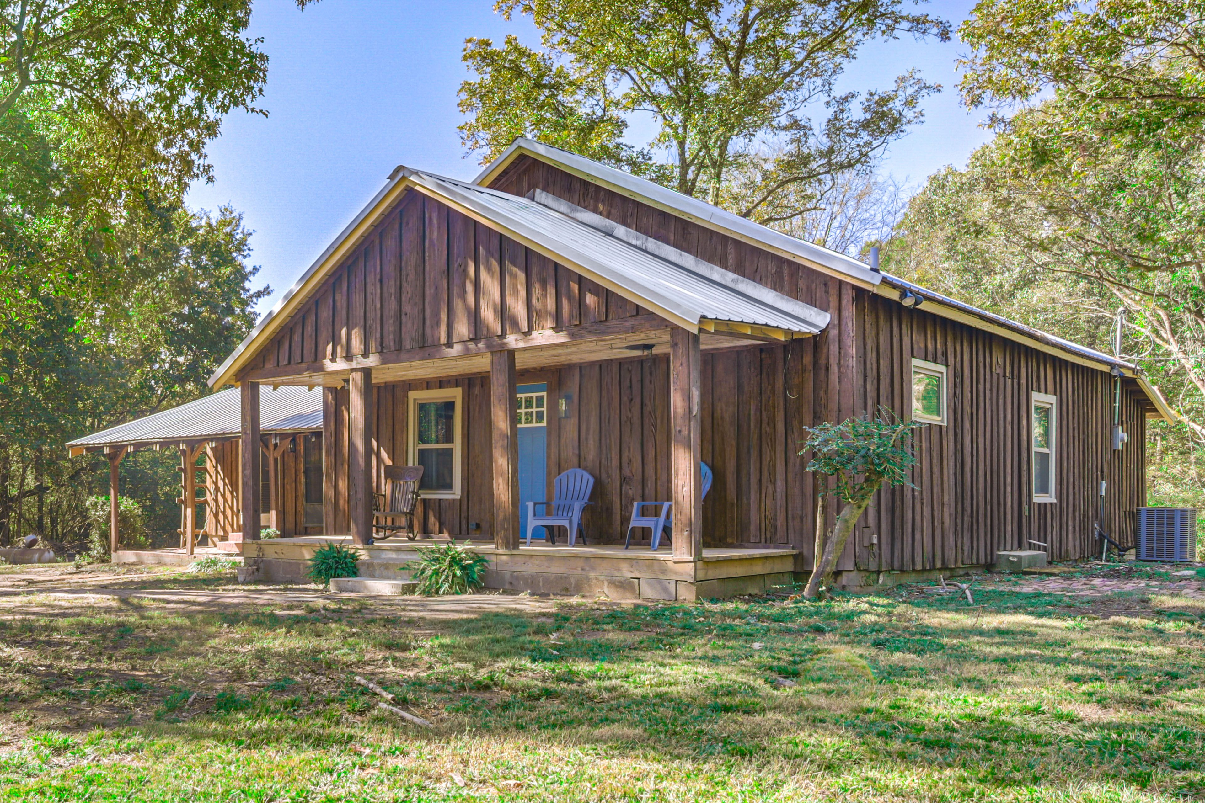 Exterior | Single-Story Cabin | Covered Porch
