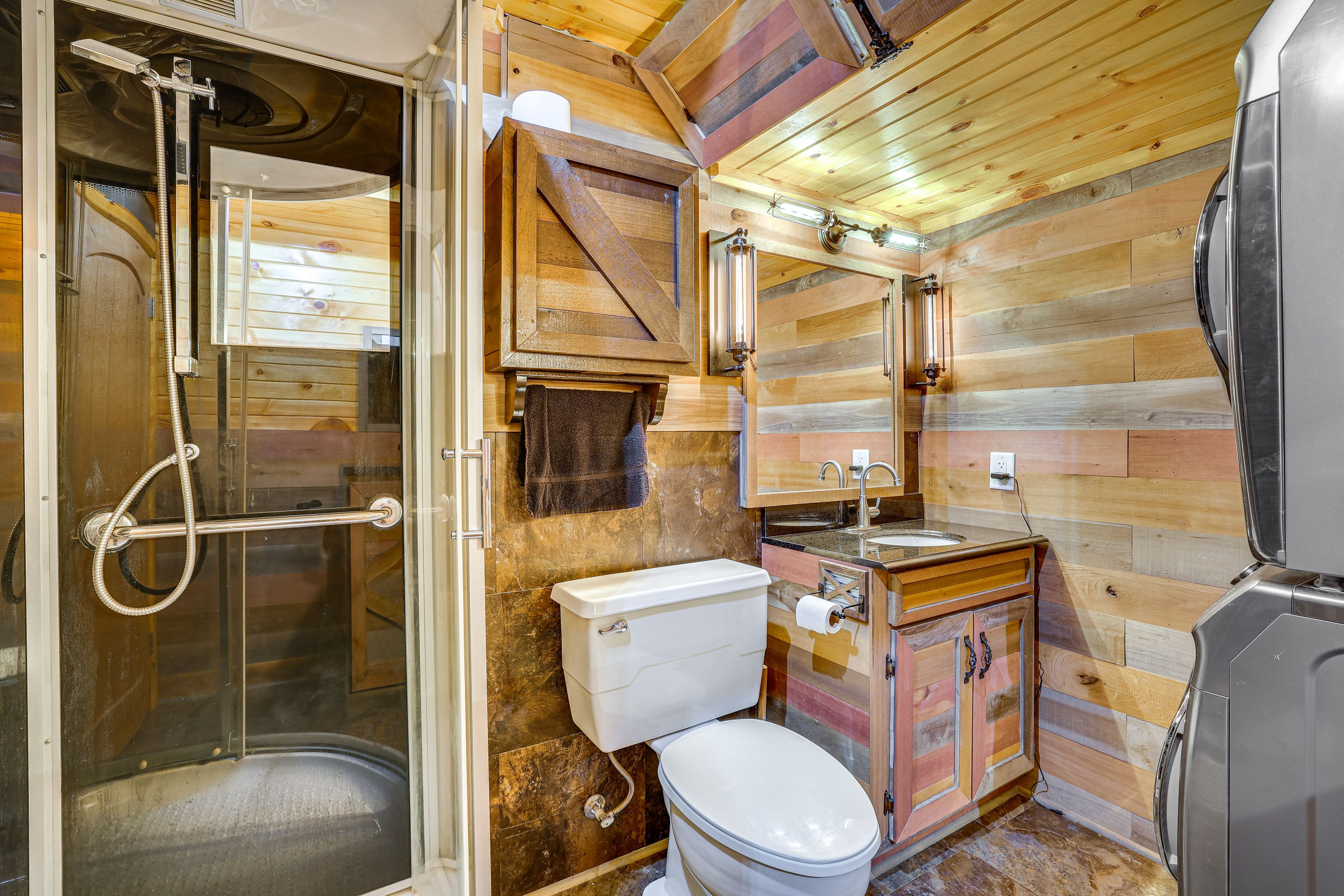 Full Bathroom | Main Level | Washer & Dryer | Steam Shower