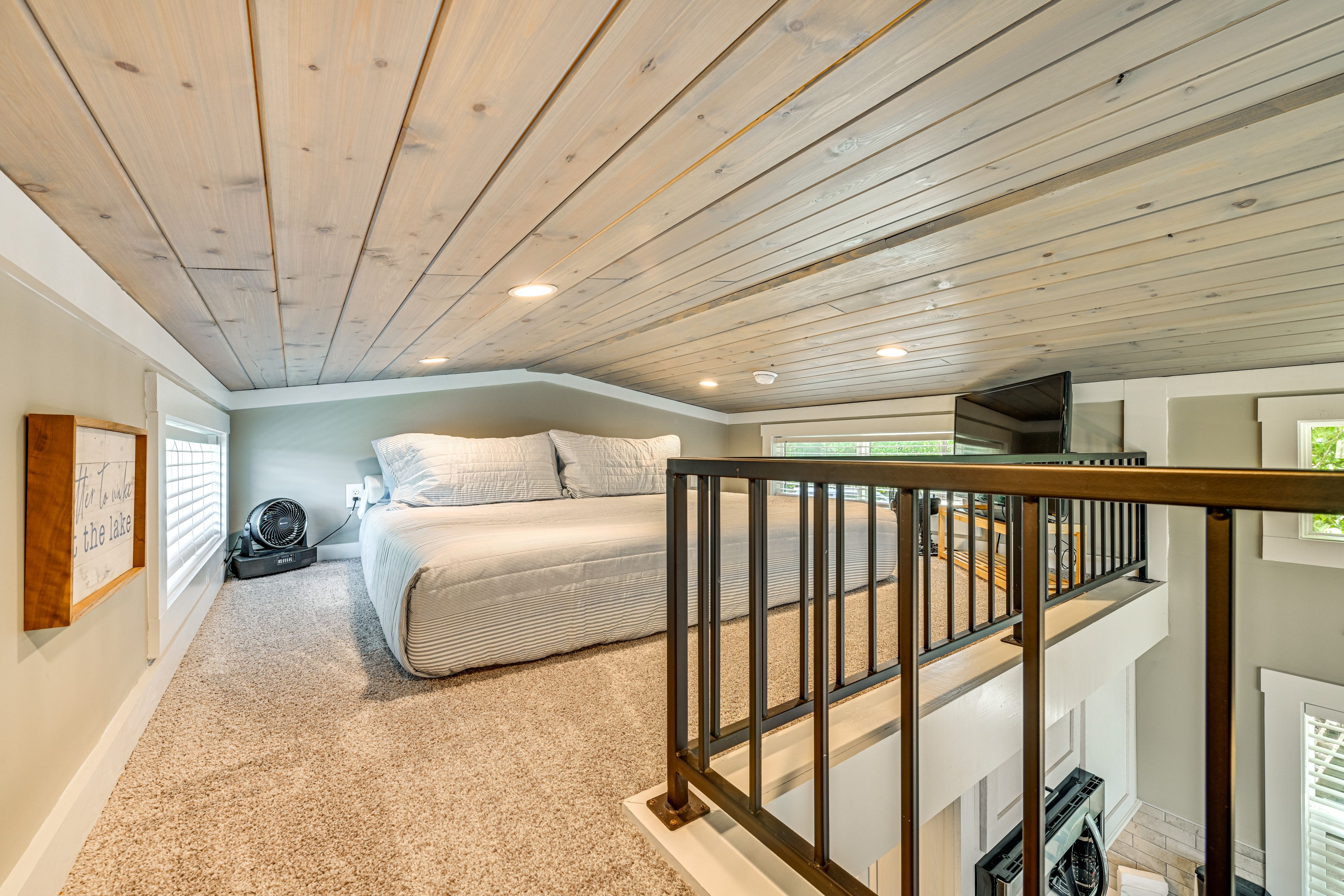 Loft | King Floor Mattress | Flat-Screen TV