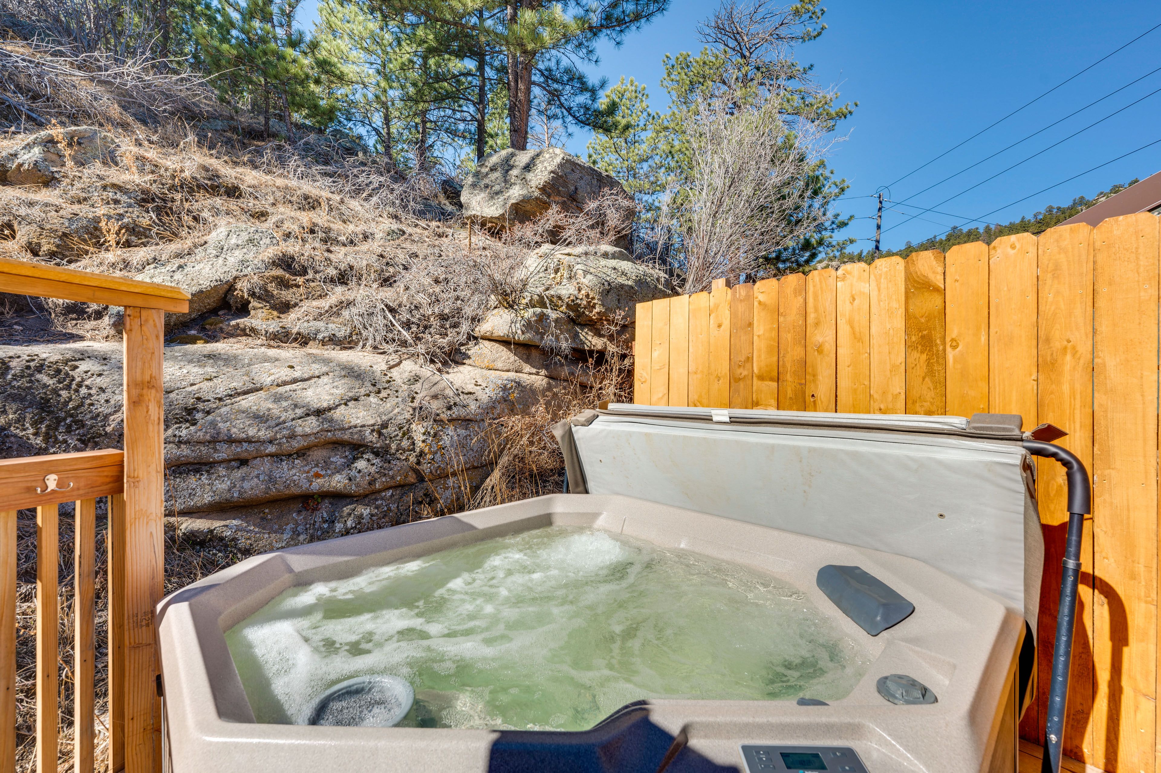 Property Exterior | Private Hot Tub