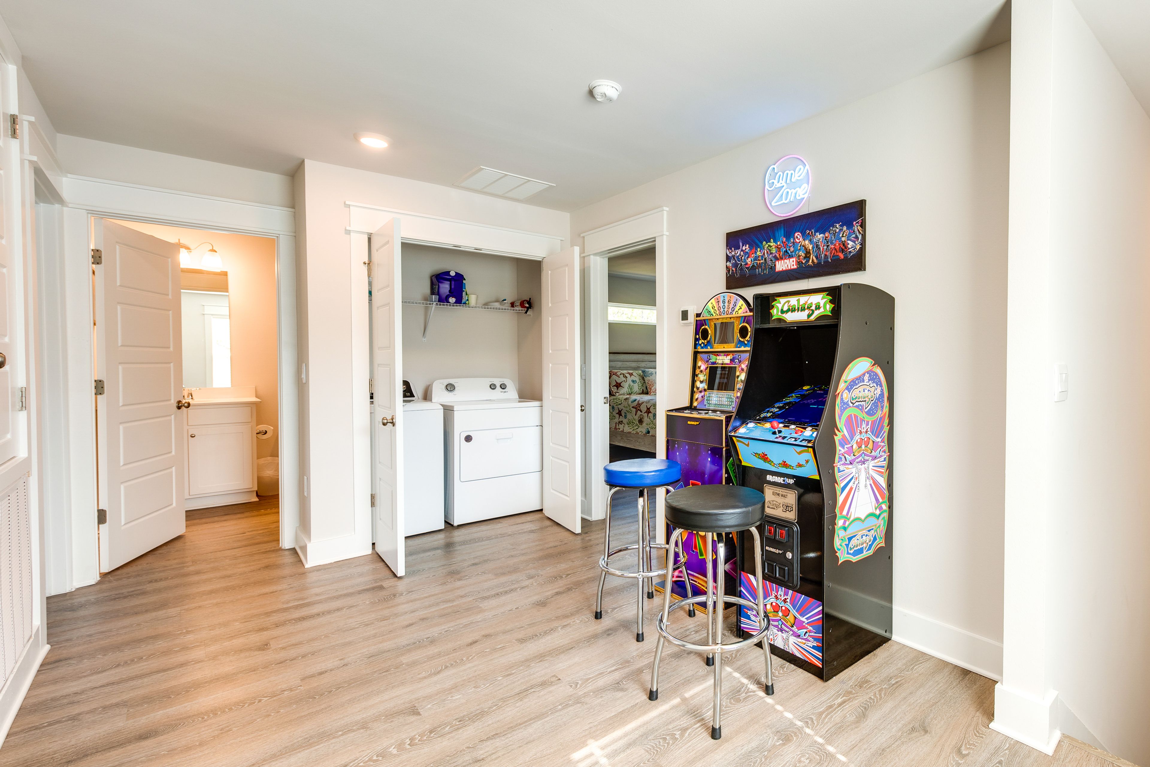 Loft | Washer & Dryer | 2 Arcade Machines | 2nd Floor
