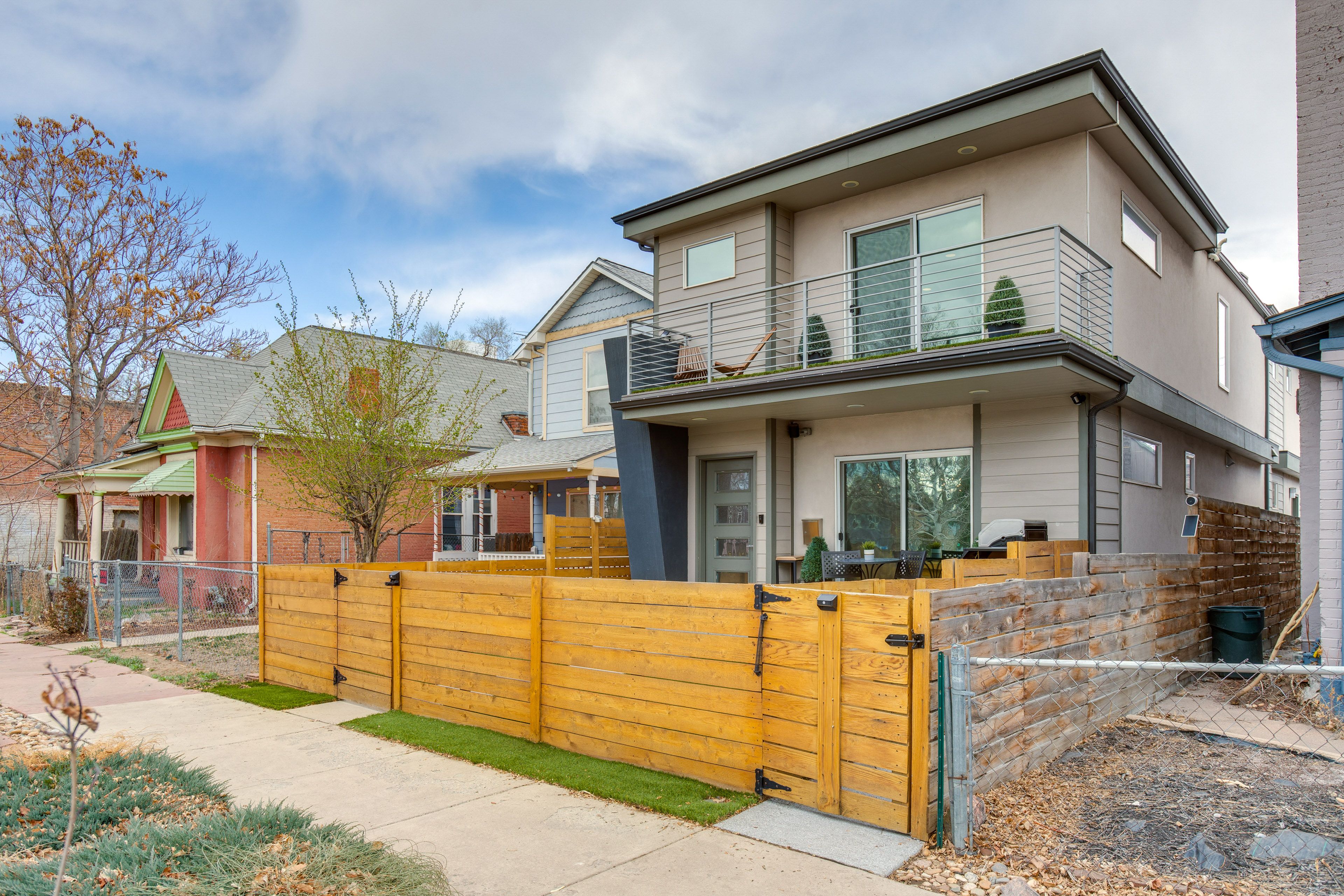 Duplex Exterior | Street Parking