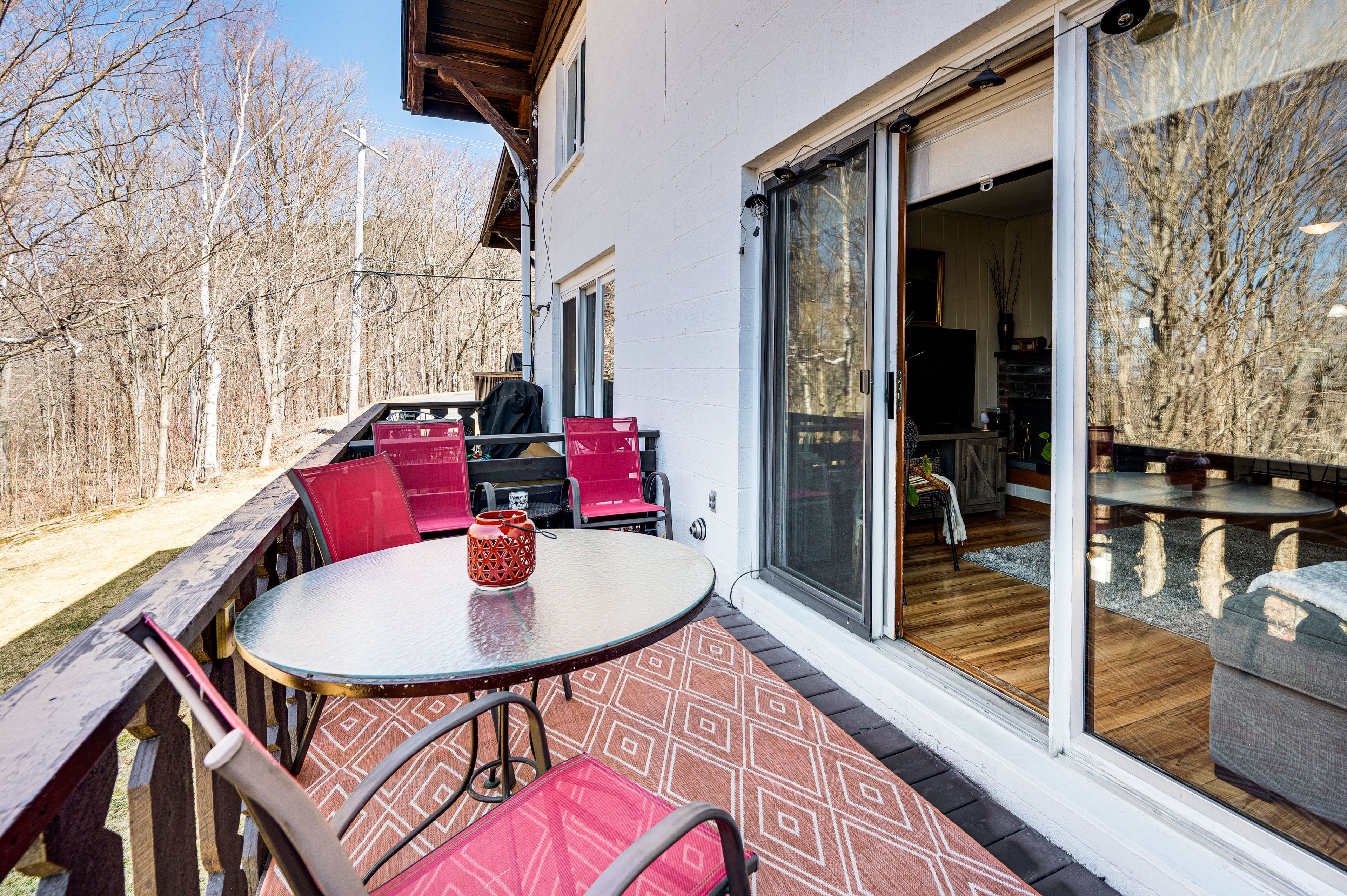 Townhome Exterior | Back Deck