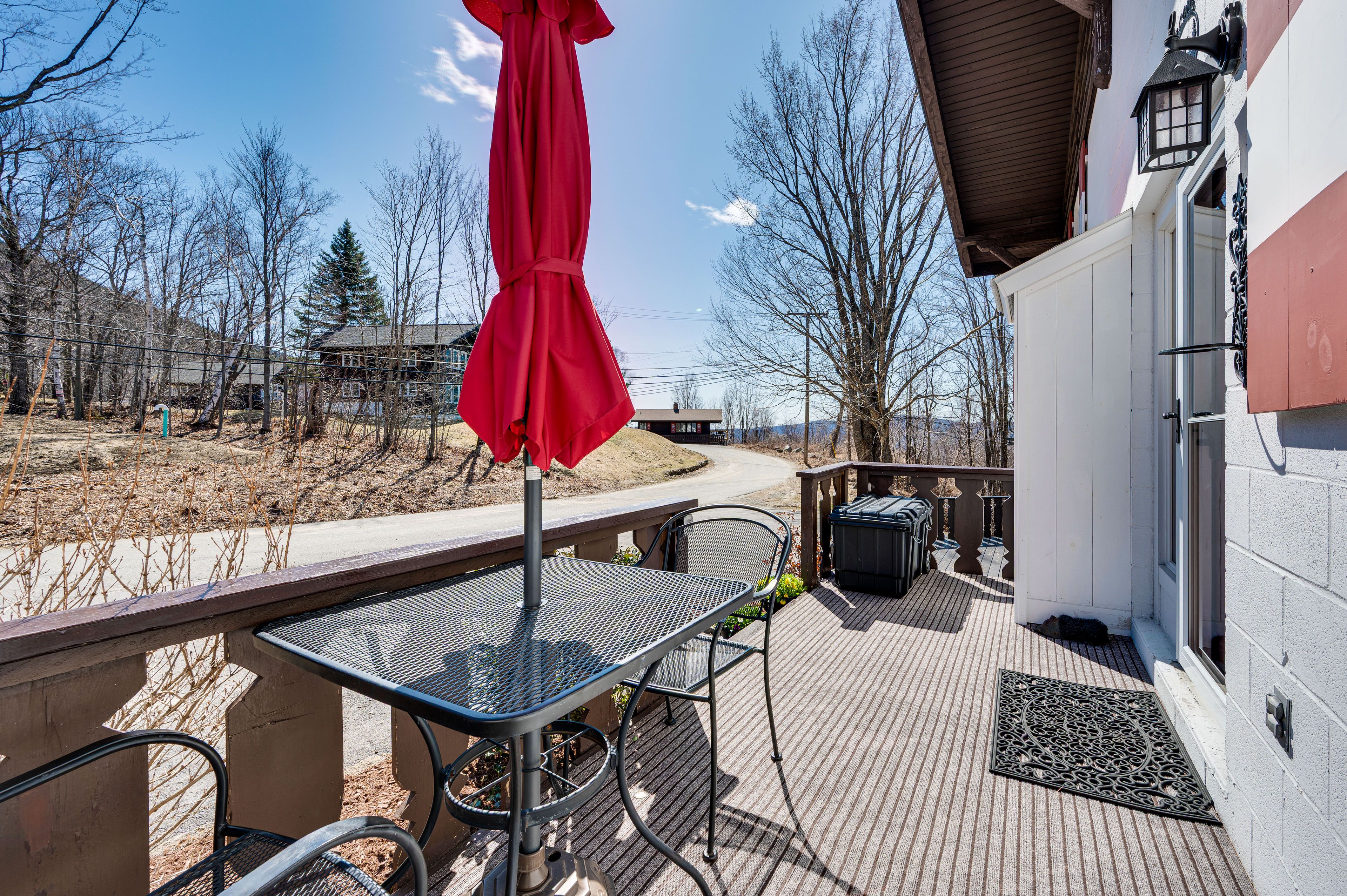 Townhome Exterior | Front Deck