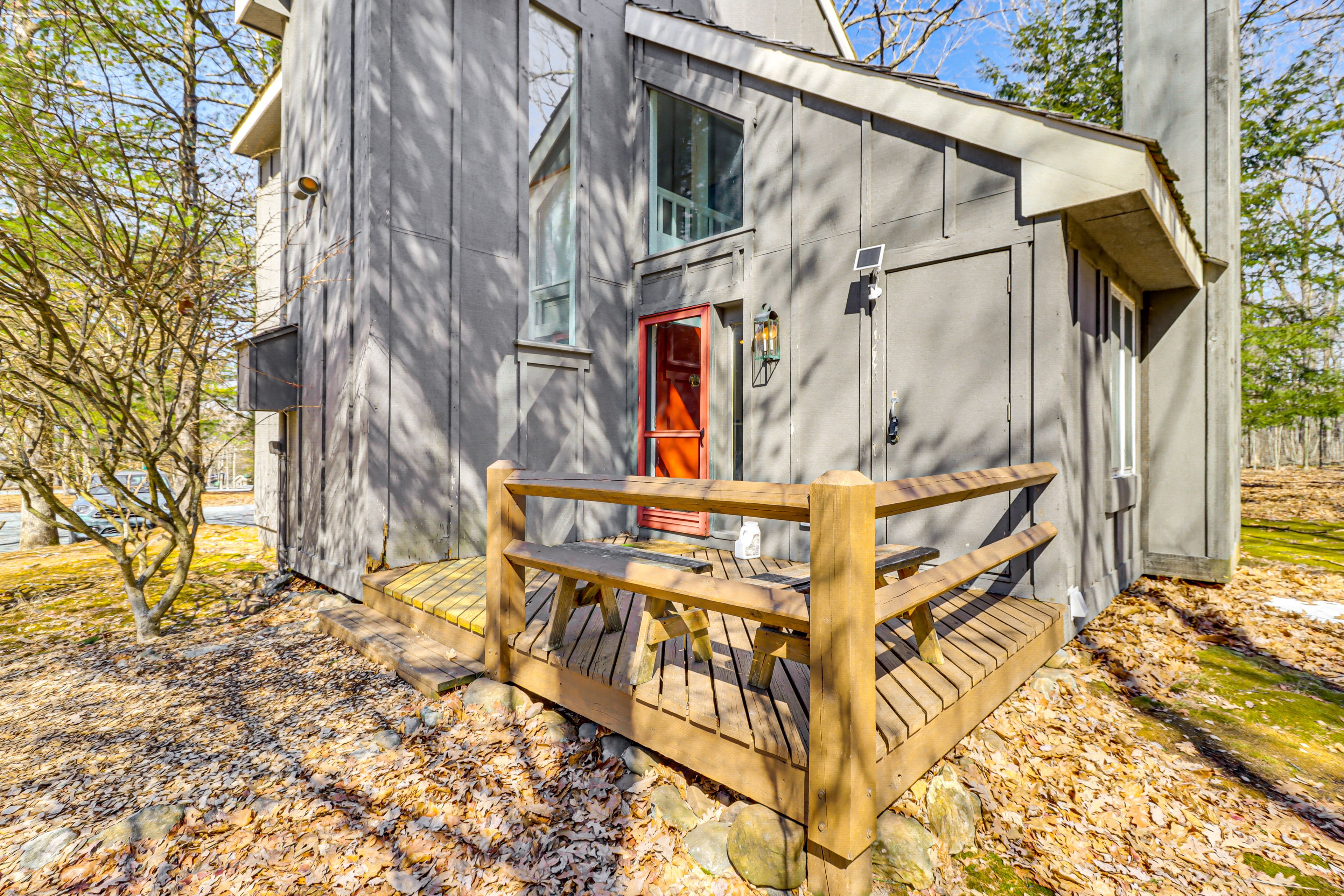 Snow Ridge Village | Townhome Exterior | Keyless Entry