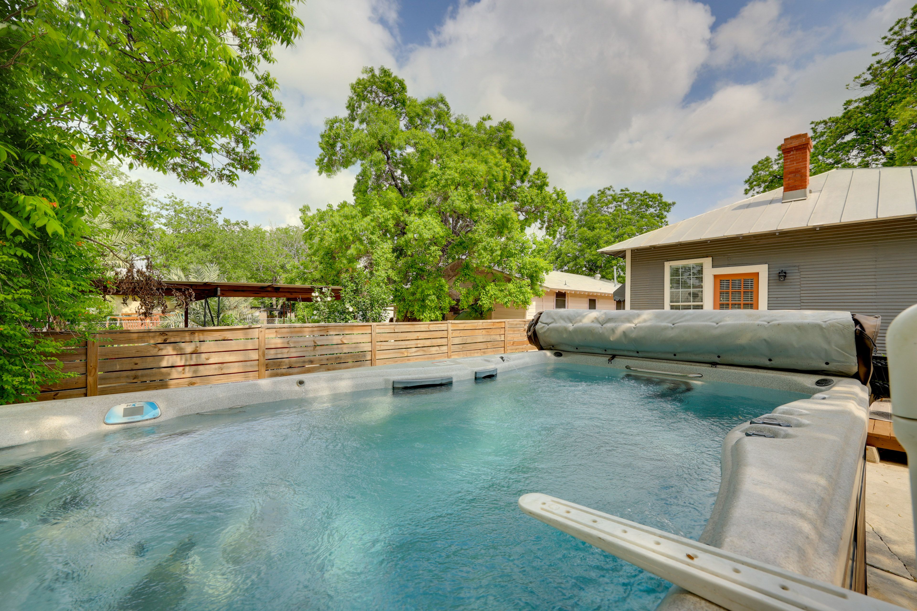 Exterior | Patio | Private Swim Spa