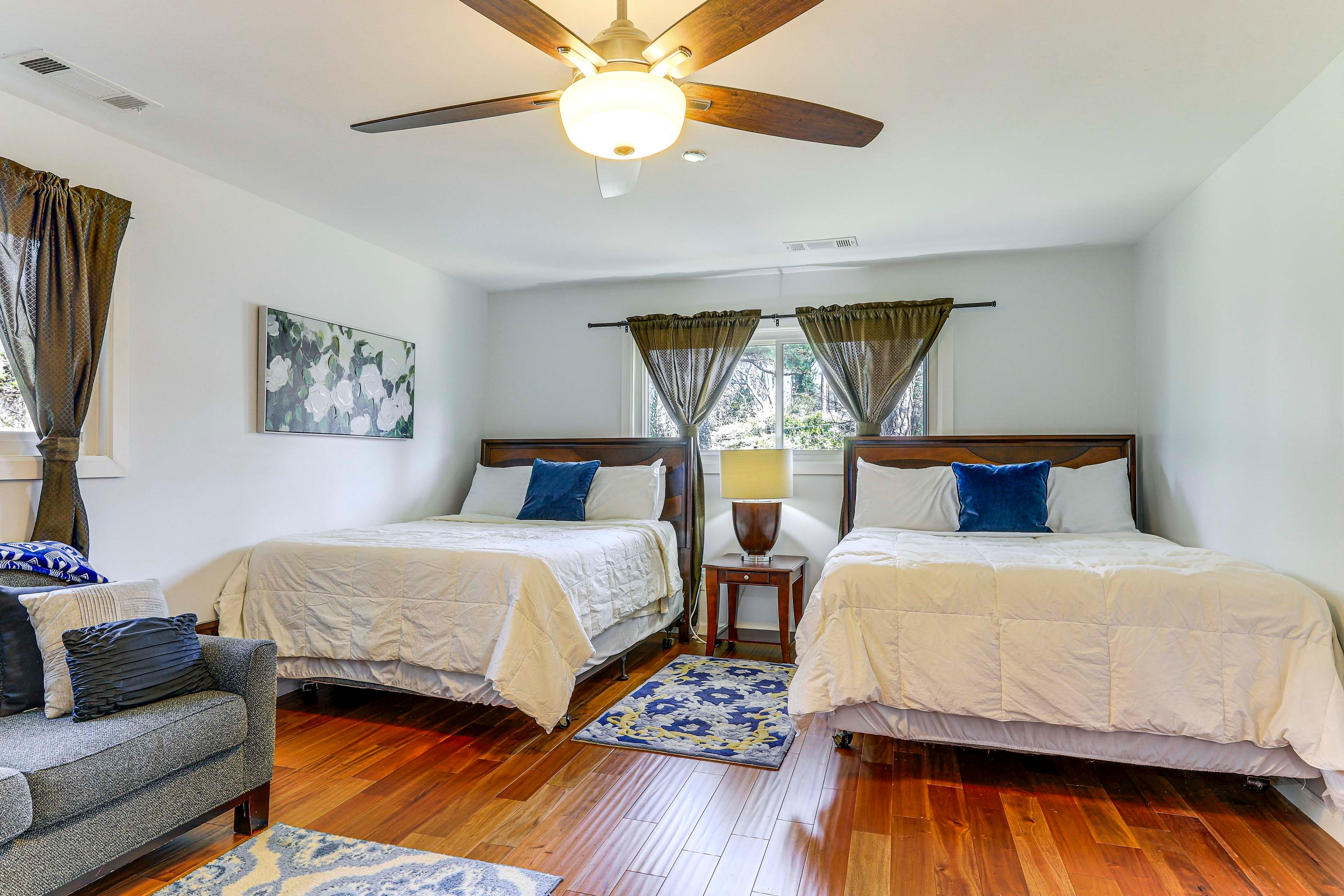 Bedroom 1 | 2 Queen Beds | Upper Level