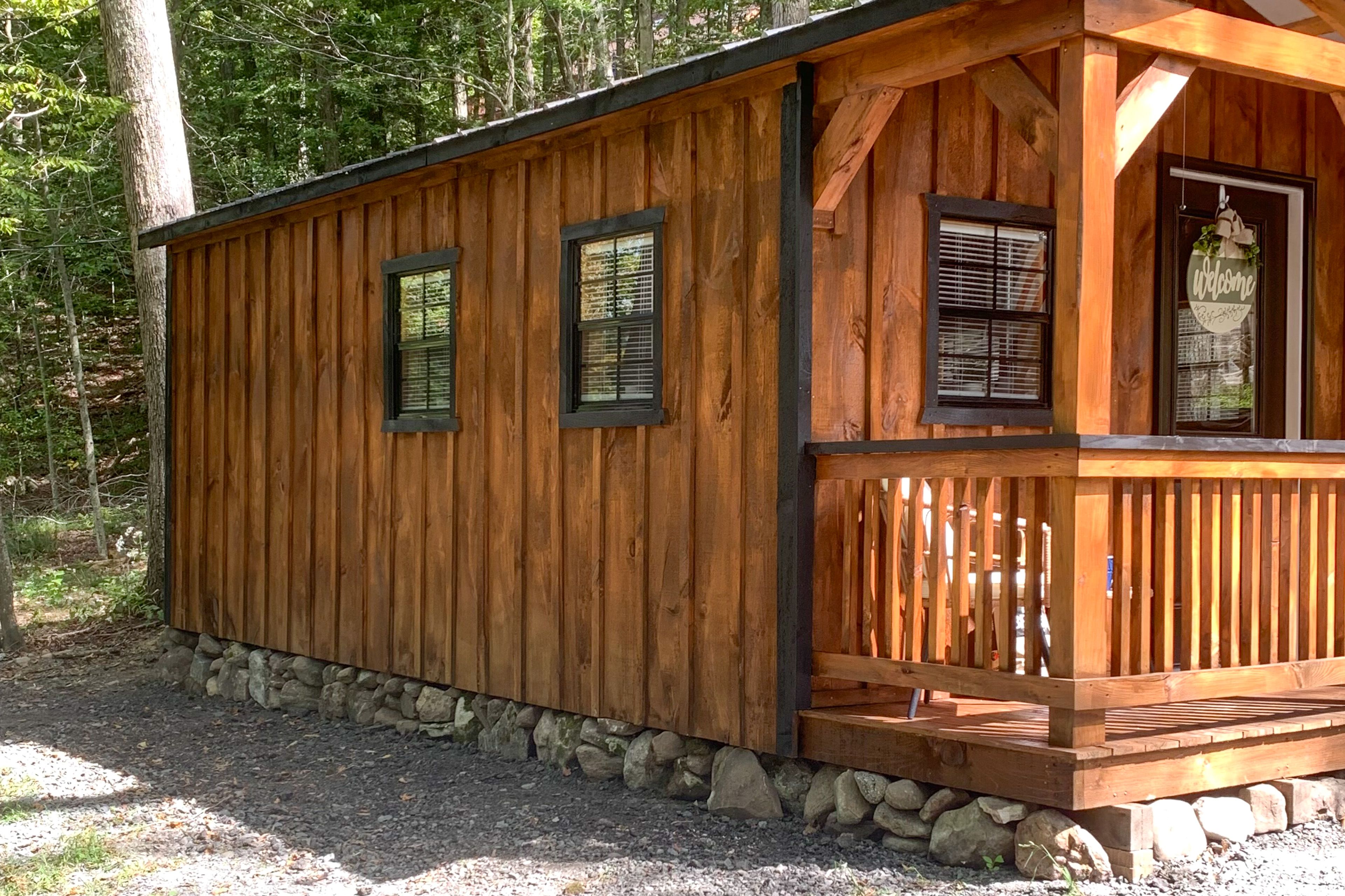 Exterior | Front Porch | Charcoal Grill