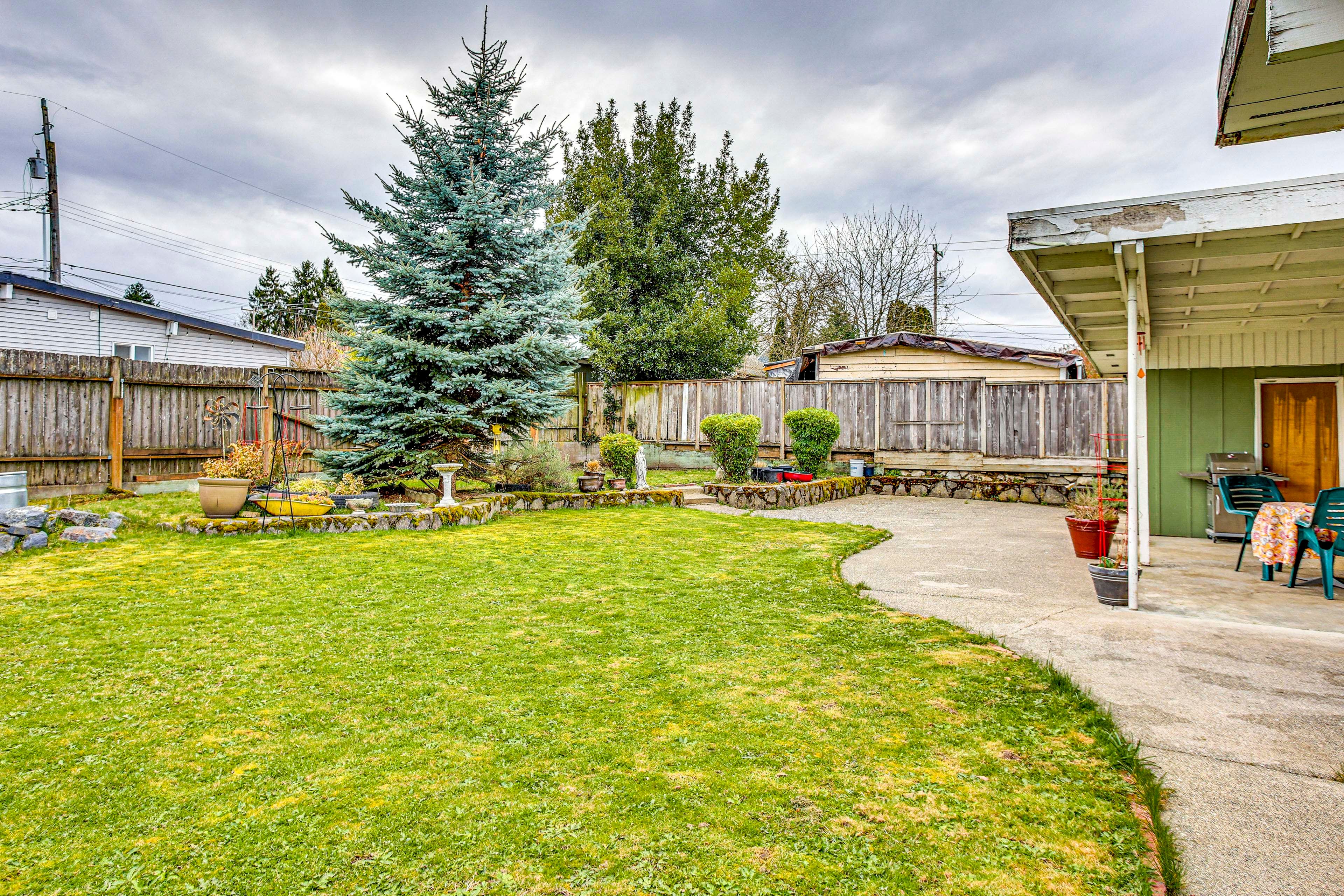Fenced Backyard