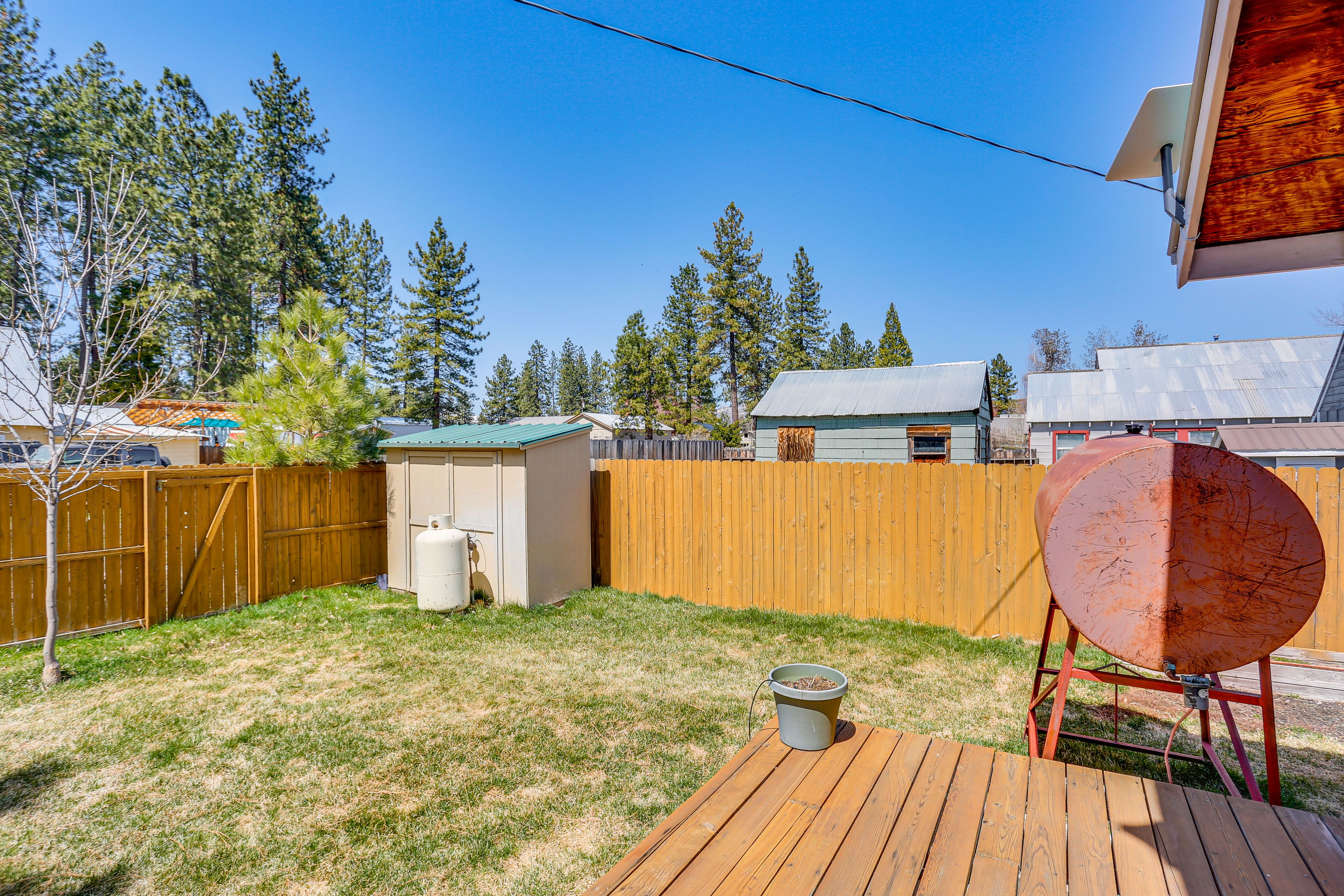 Back Deck & Yard