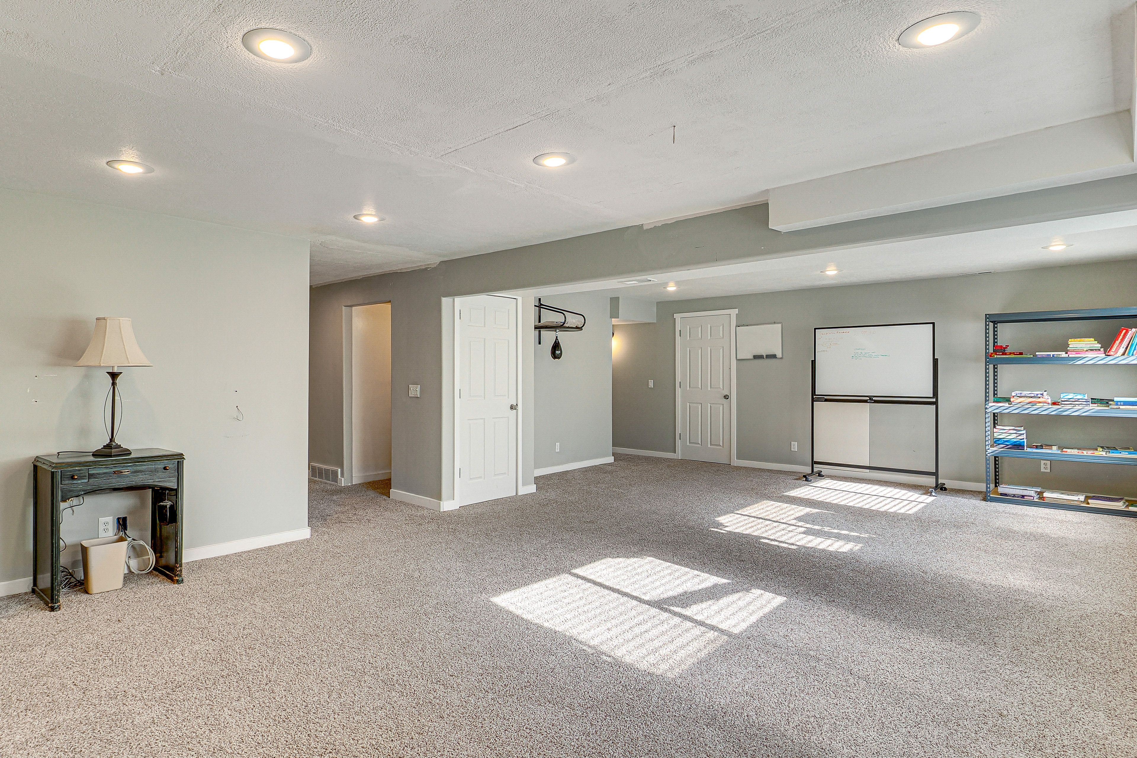 Playroom | Basement | White Boards | Punching Bag