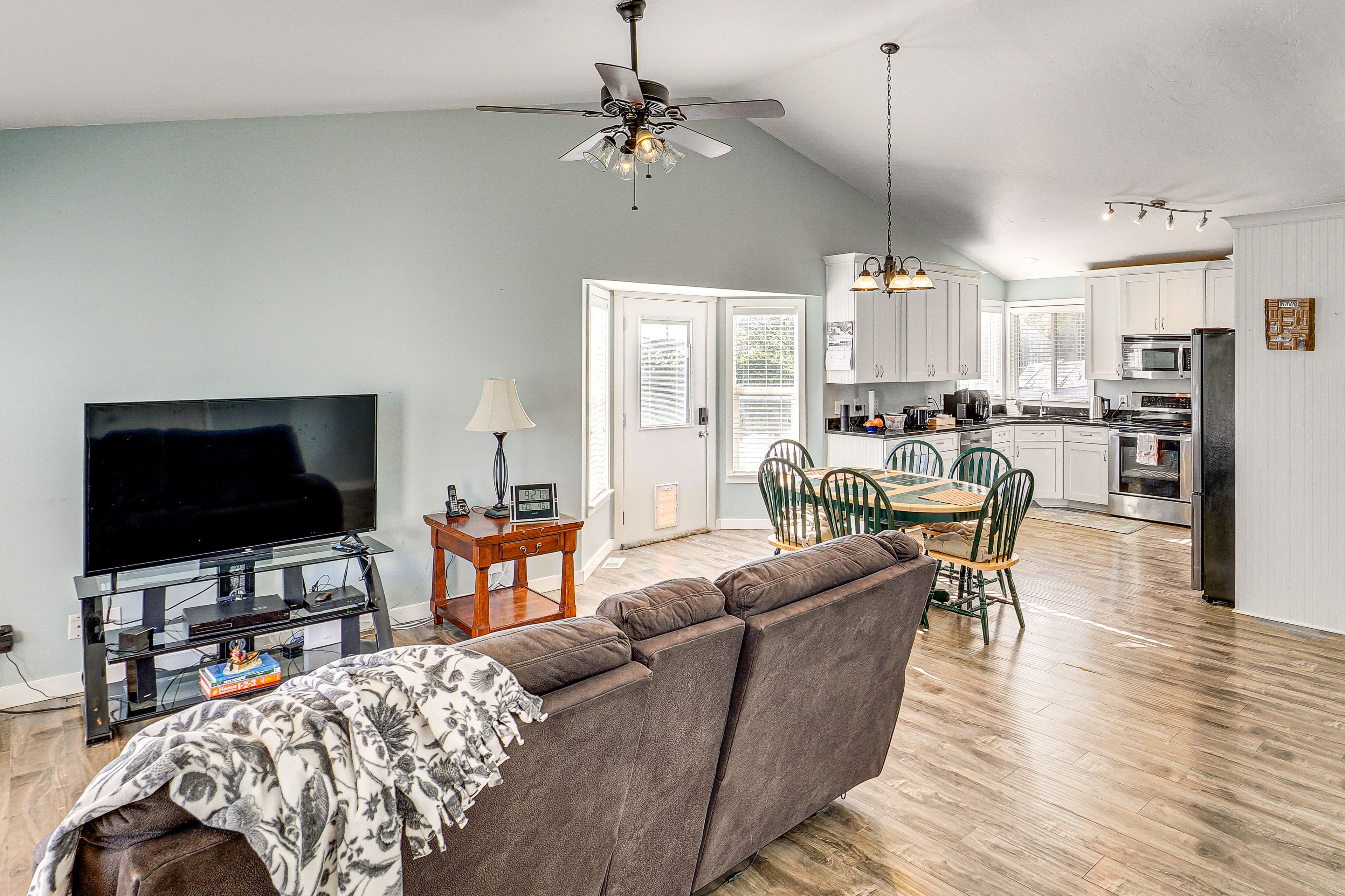 Property Interior | 2-Story Home | Free WiFi | Central A/C & Heating