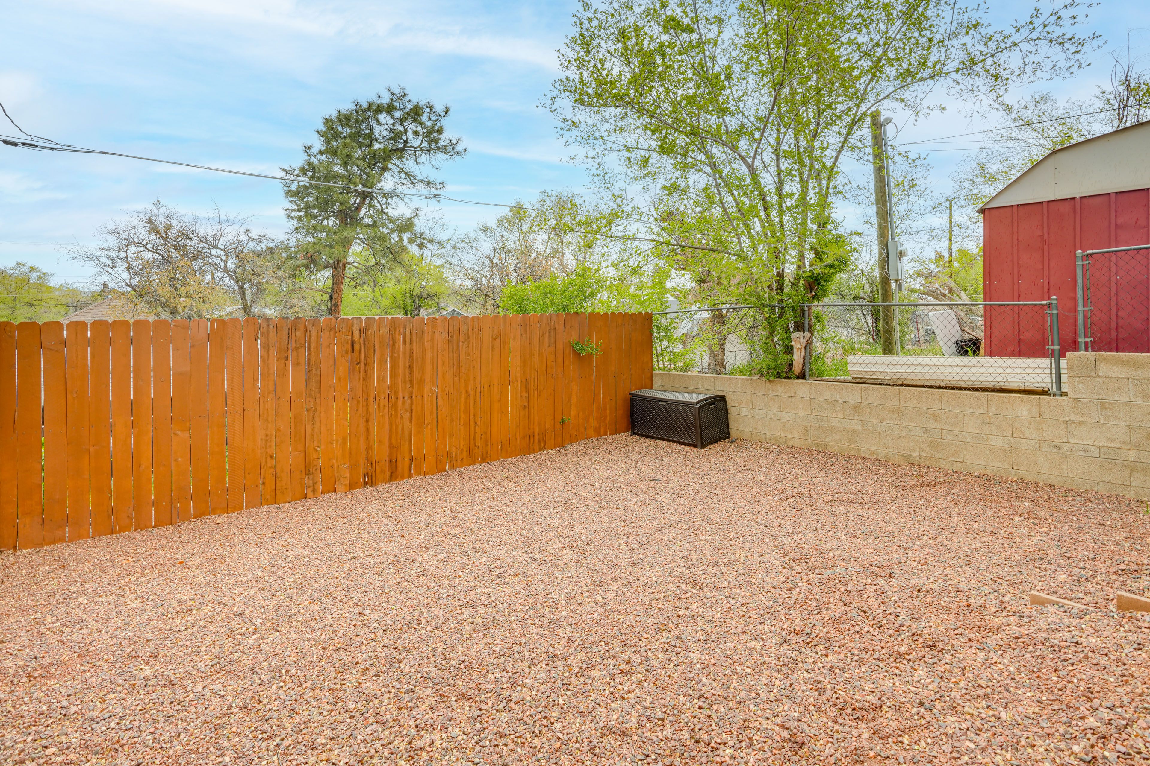 Fenced Backyard