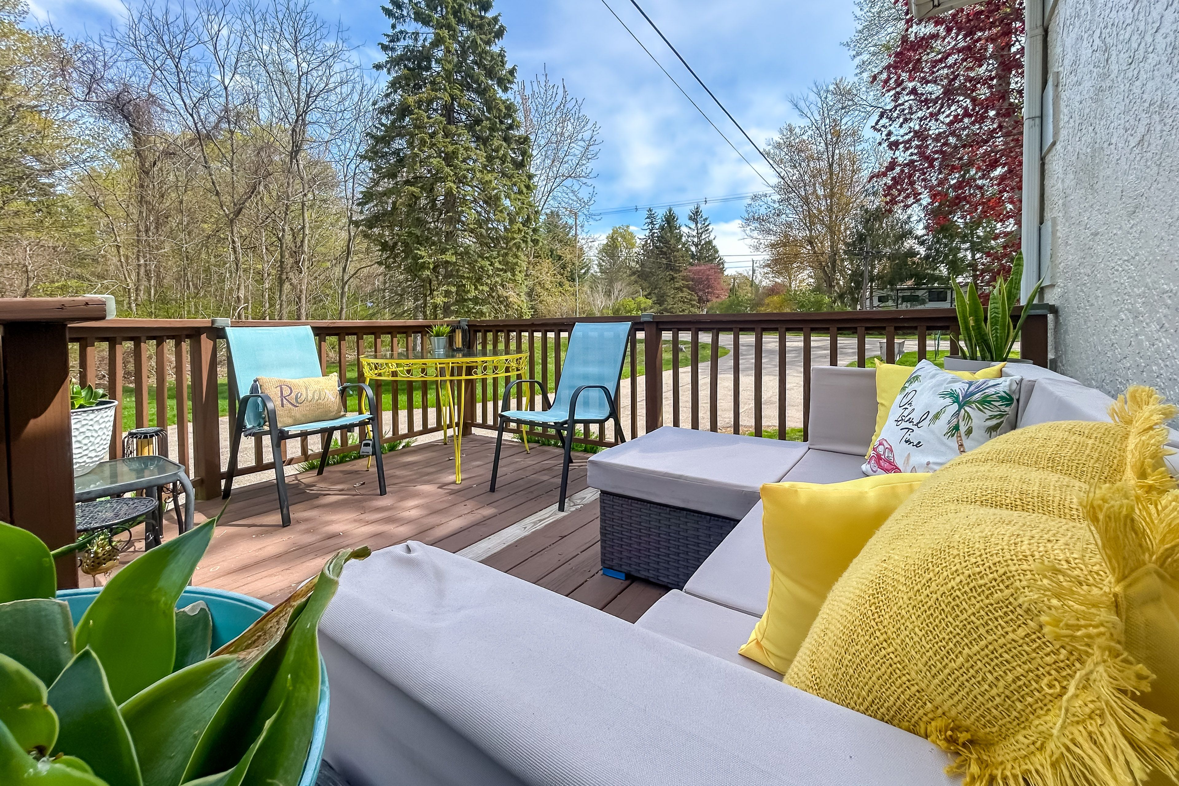 Private Deck | Single-Story Condo