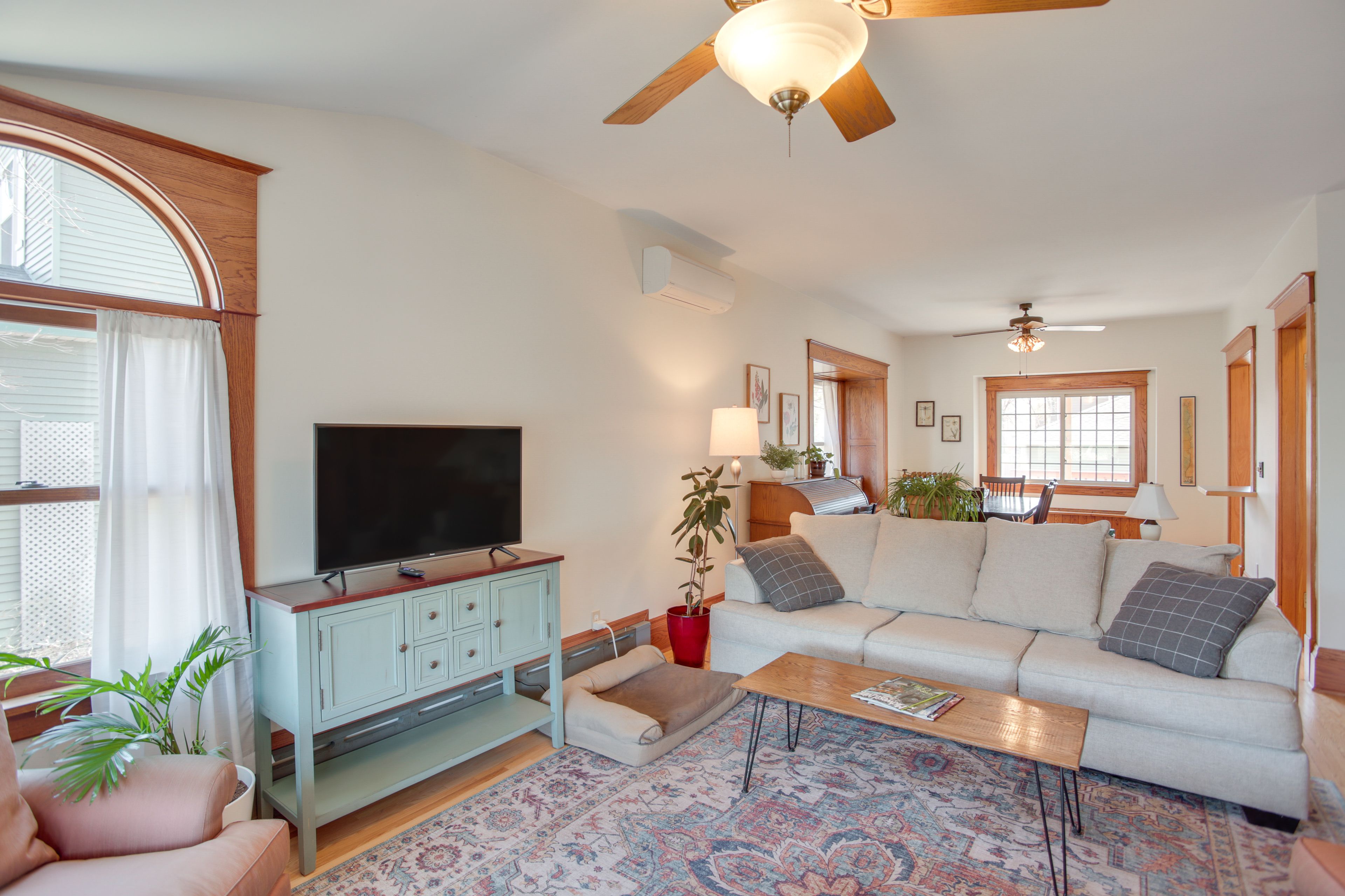 Living Room | Roku TV | Mini-Split A/C | Radiant Heating | 1st Floor