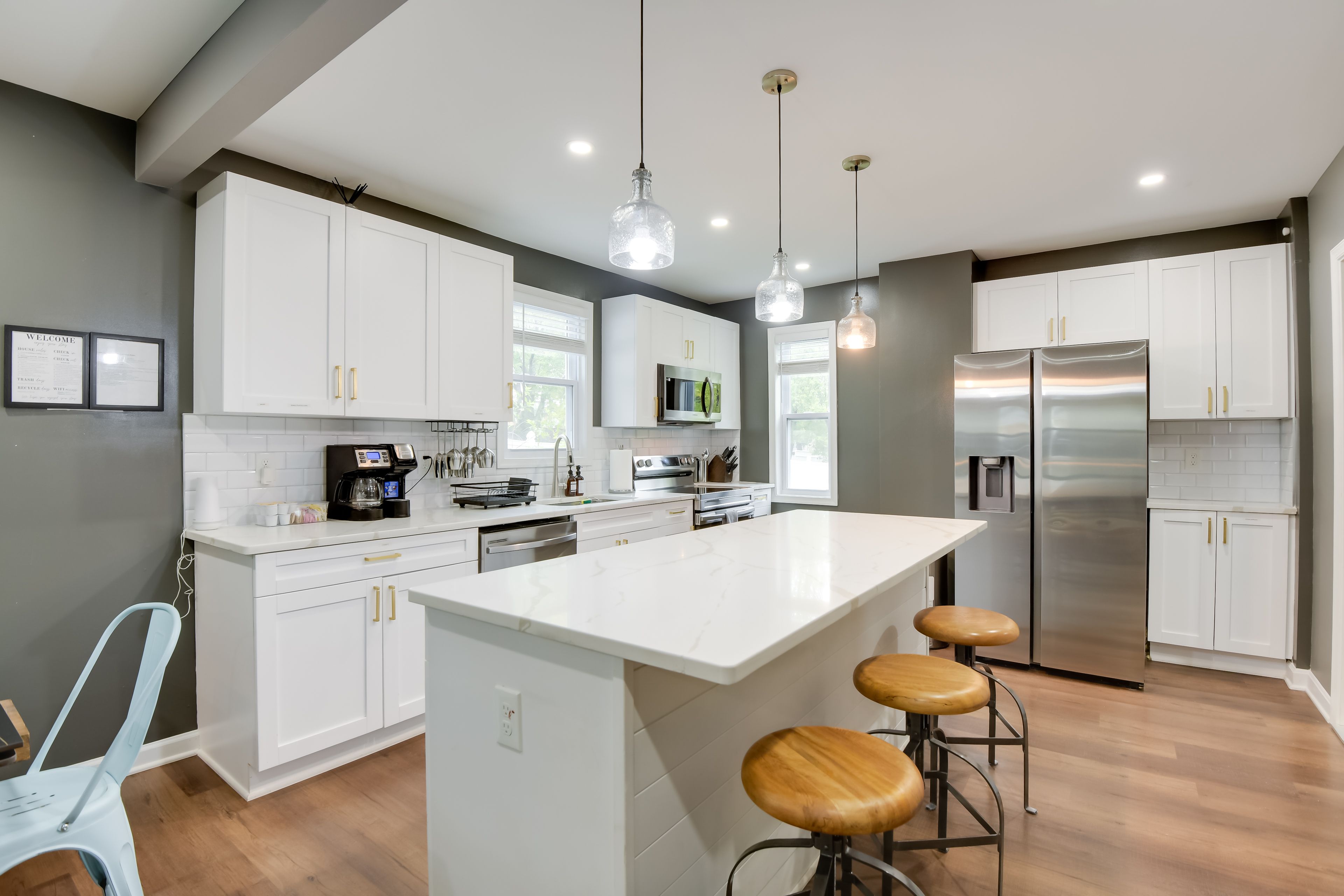 Kitchen | 1st Floor | Keurig/Drip Coffee Maker | Blender | Cooking Basics