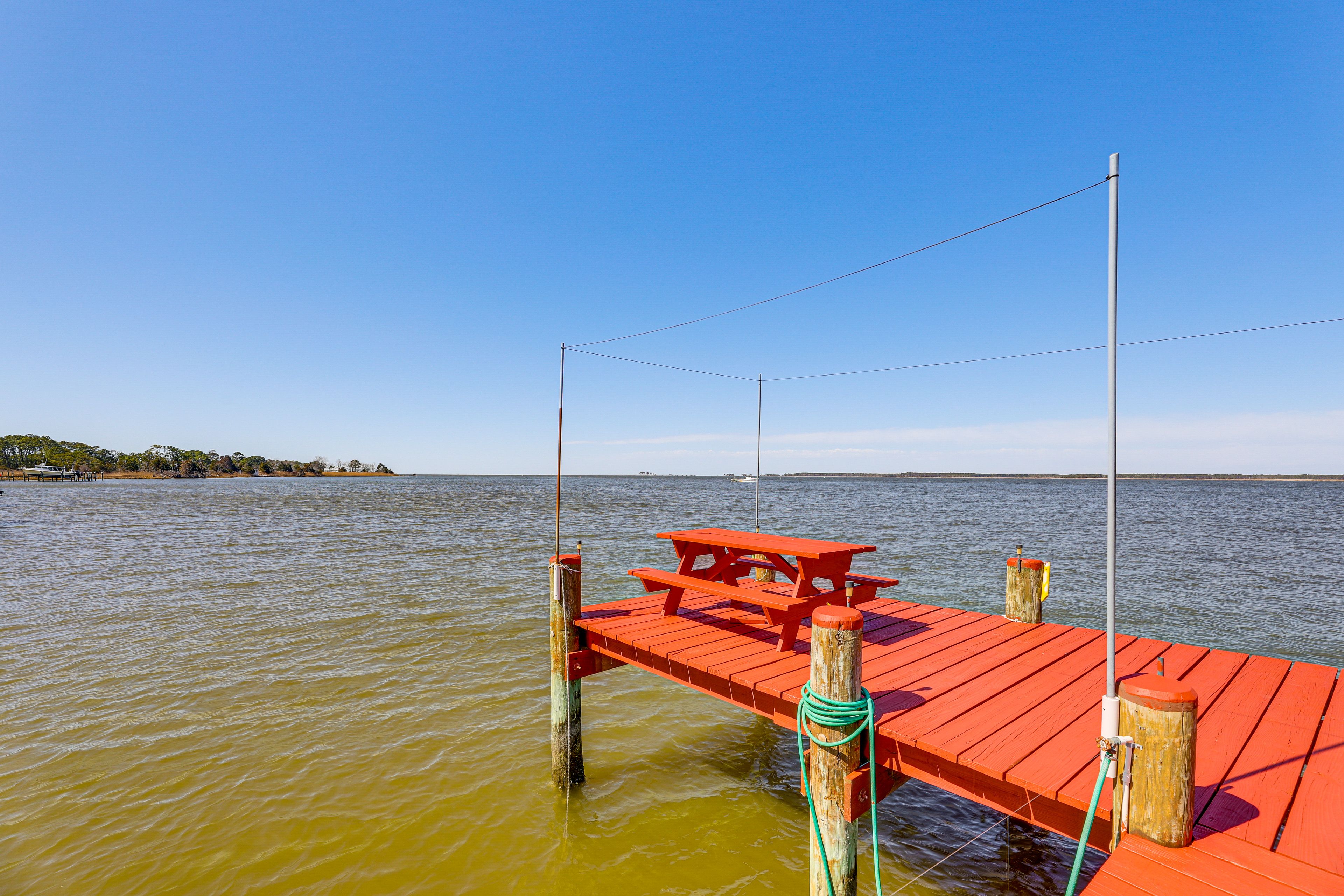 Wicomico River Access | Private Pier | Picnic Table | On-Site Fishing