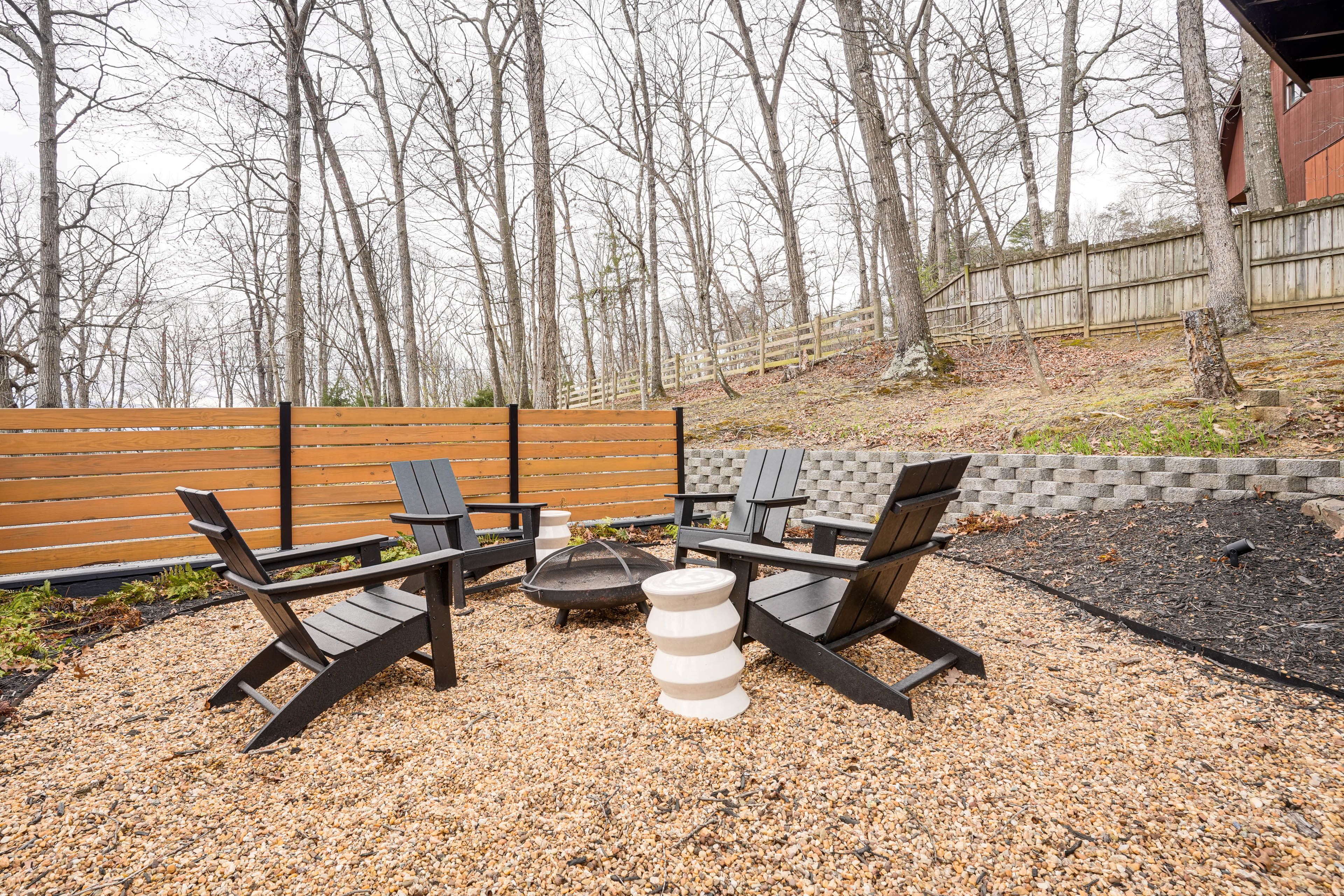 Private Yard | Fire Pit | Mountain & National Forest Views