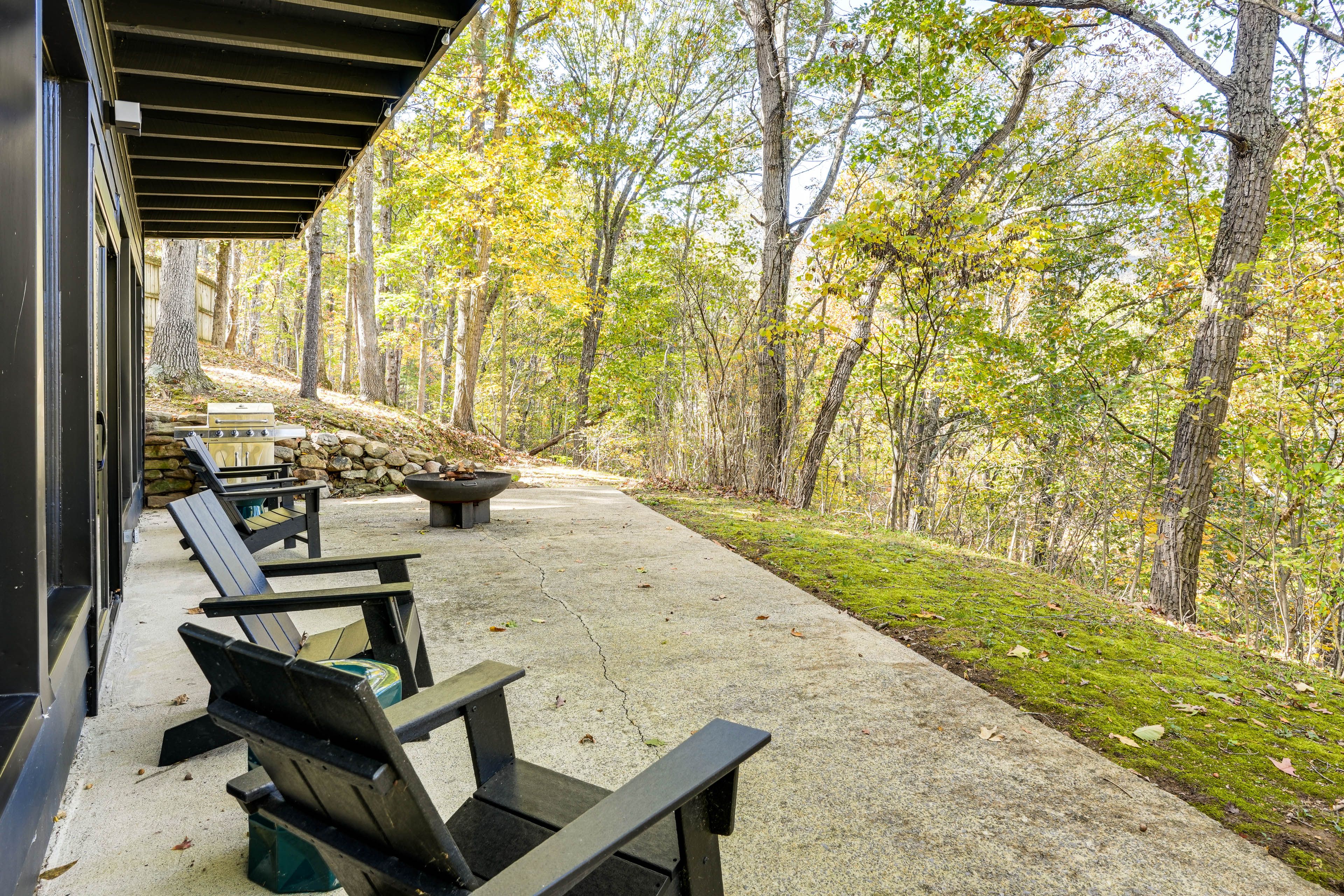 Patio | Adirondack Chairs | Gas Grill | Fire Pit