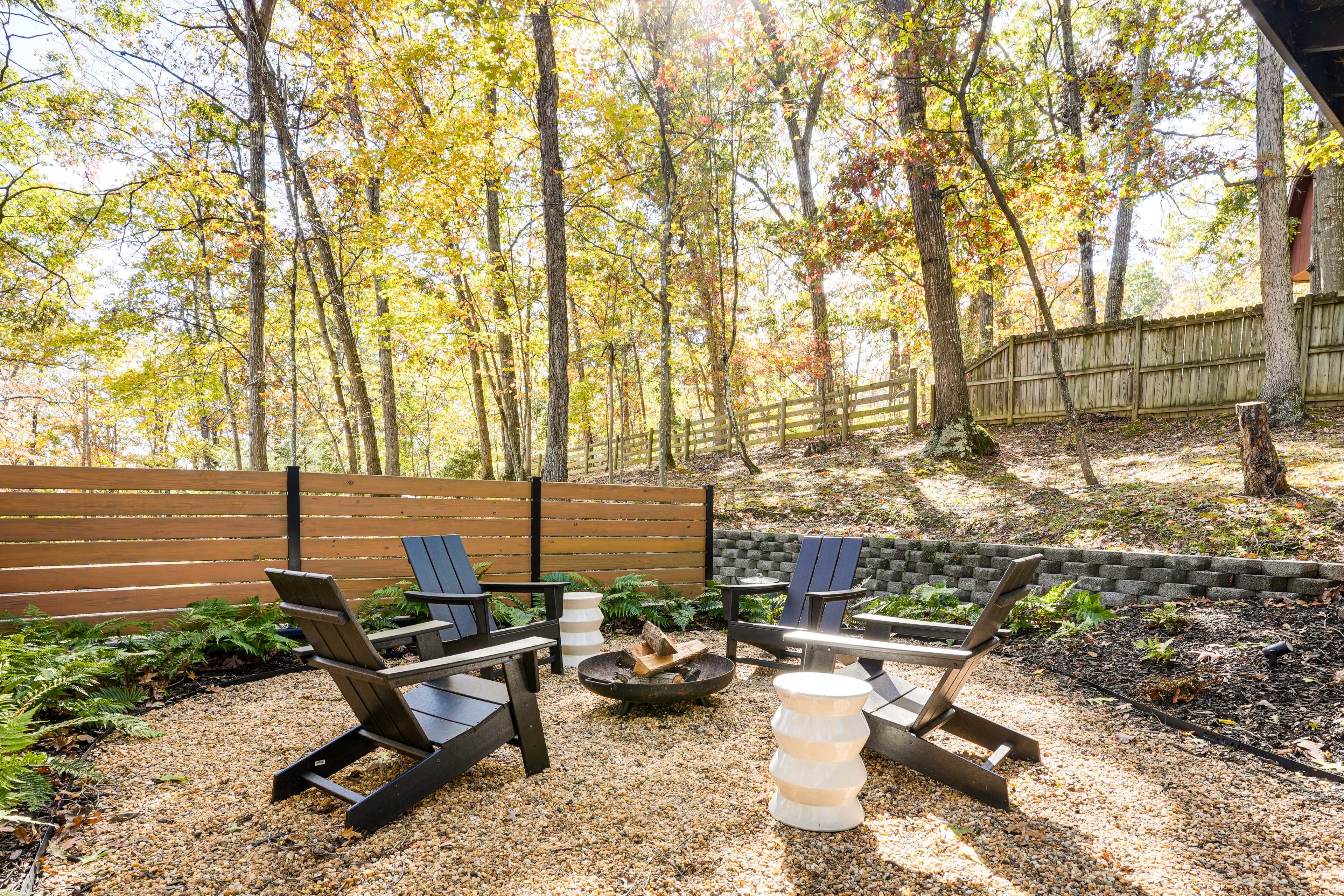 Private Yard | Fire Pit | Mountain & National Forest Views
