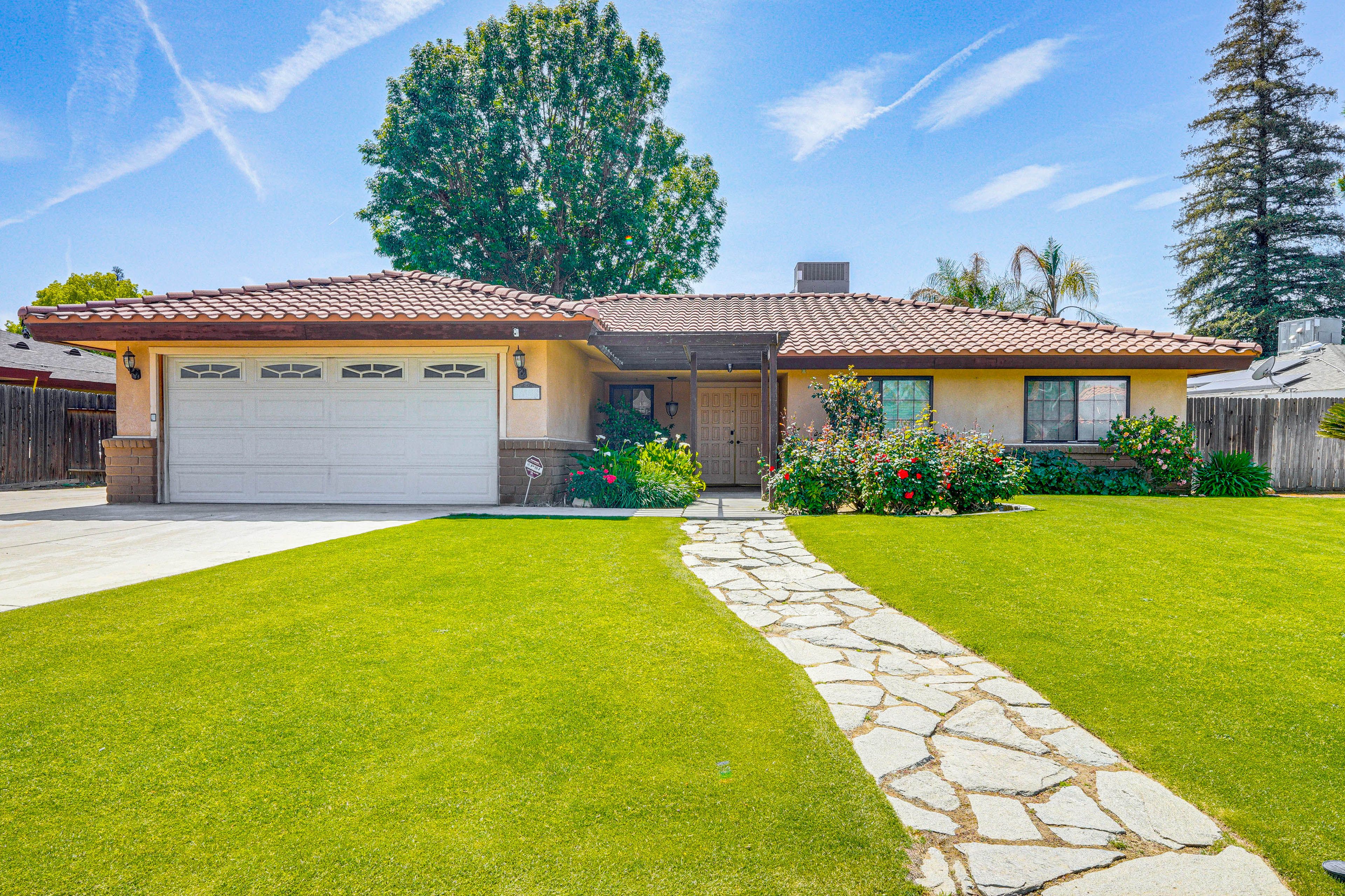 Property Exterior | Single-Story Home | Backyard Oasis