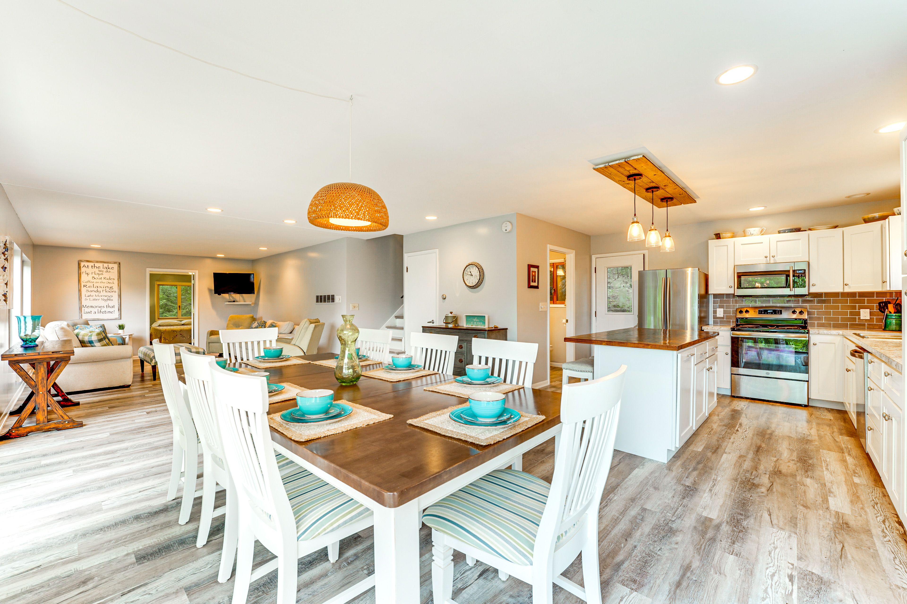 Dining Area | 2-Story Home | Open Floor Plan | Central Heating